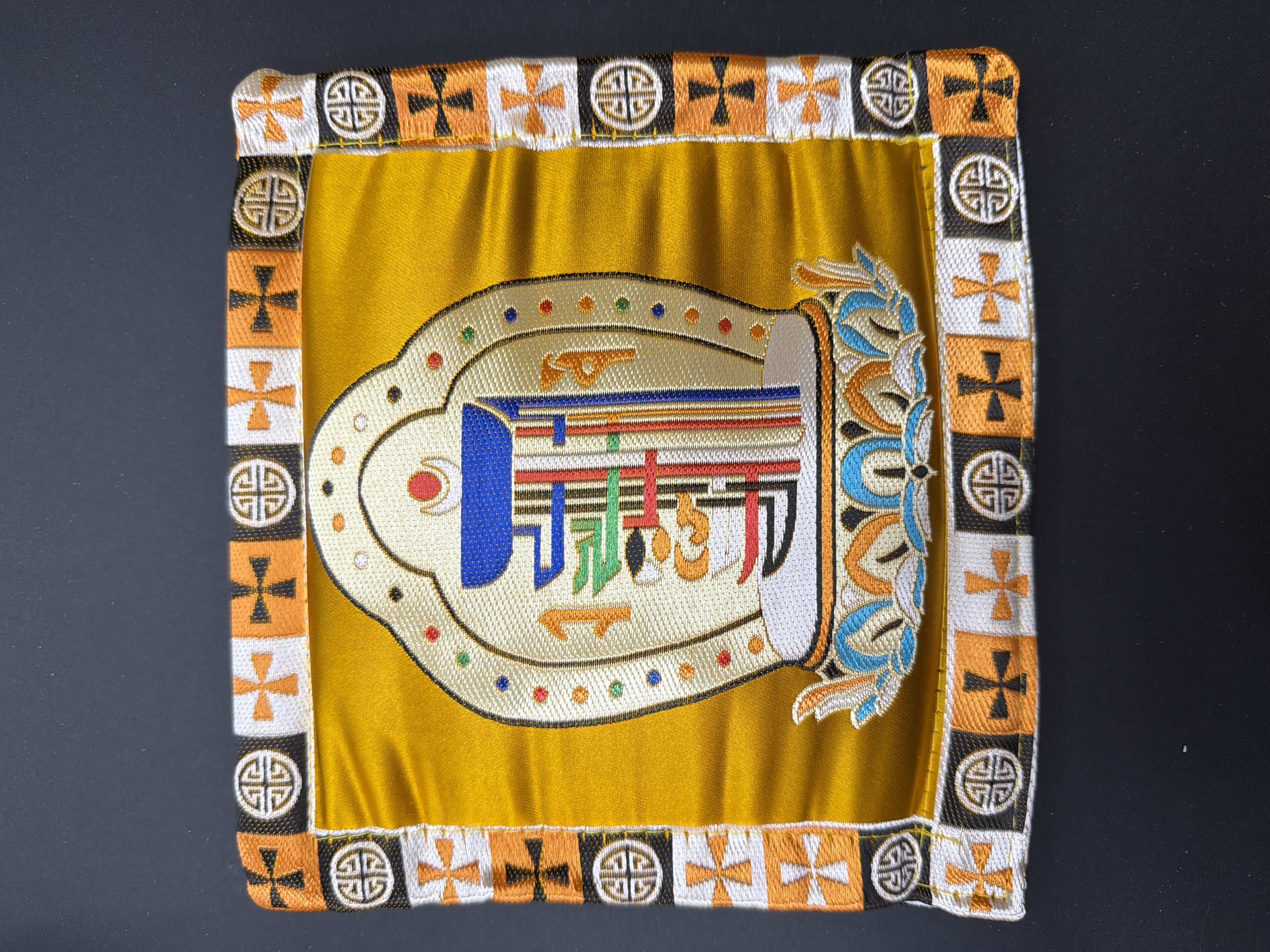 藏傳淨化香包（內含雪巴粉）20*20cm 金 時輪金剛