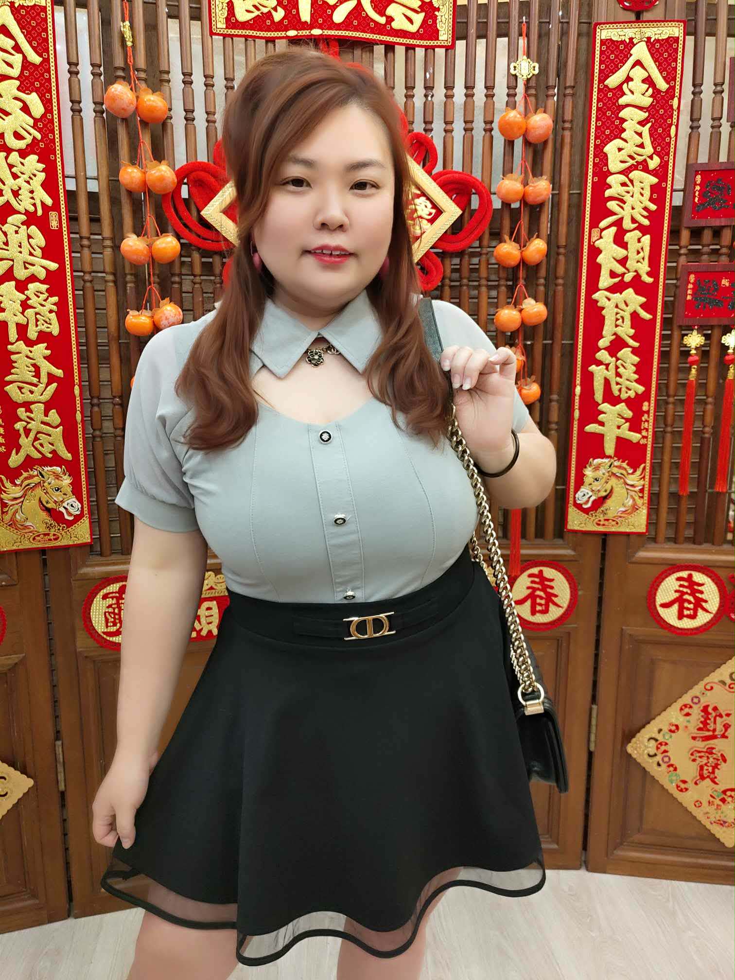 NJH10 TW#5013 有领镂空性感上衣