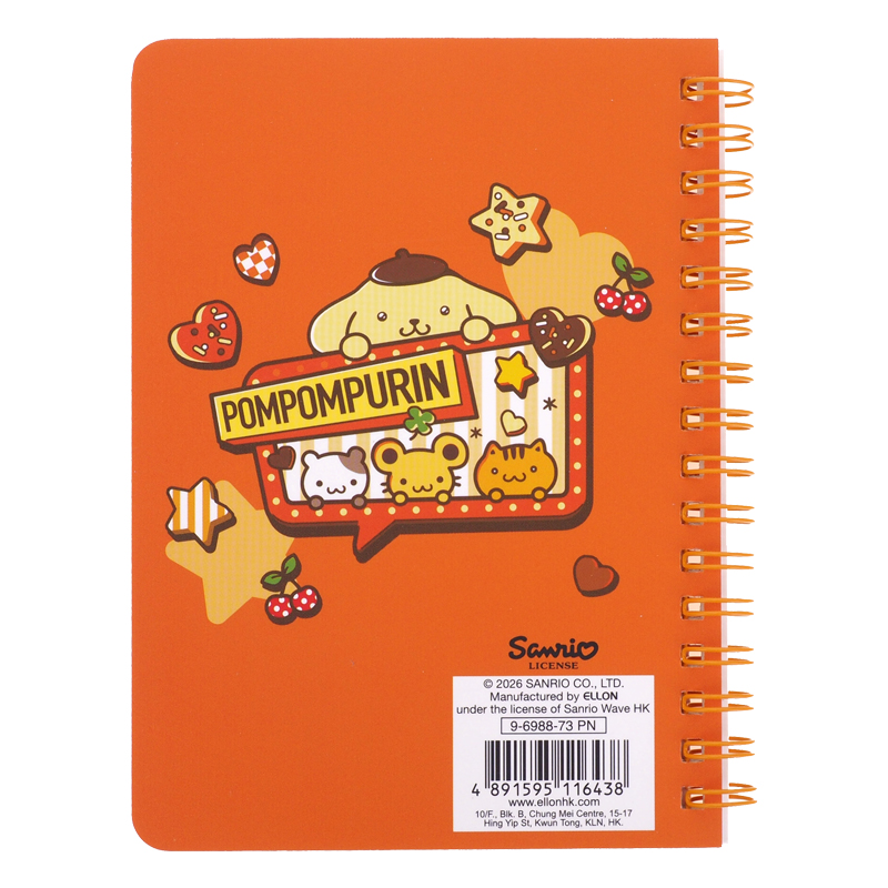 Pompompurin Mini Wire-O Notebook 線圈簿