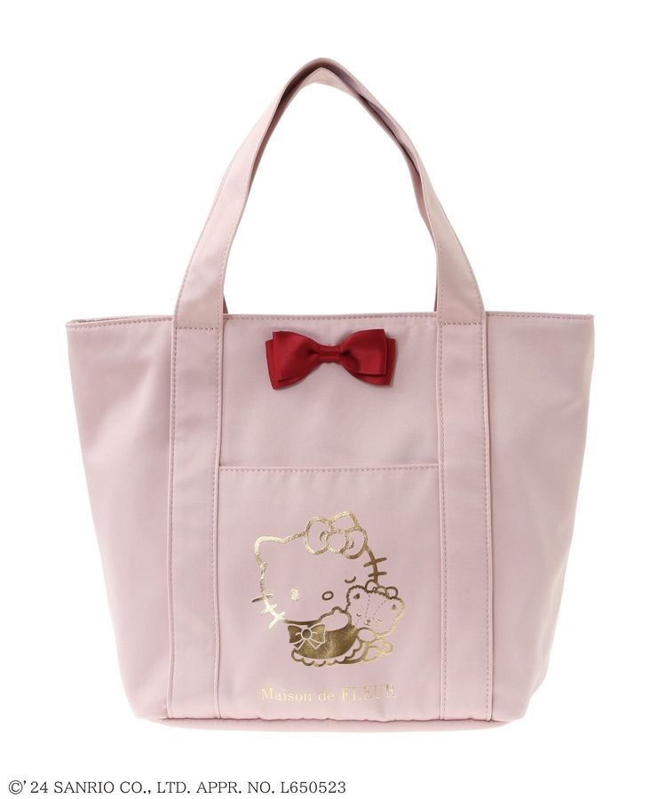 🎀【預訂】 Maison de FLEUR × Kitty & Tiny Chum Tote Bag