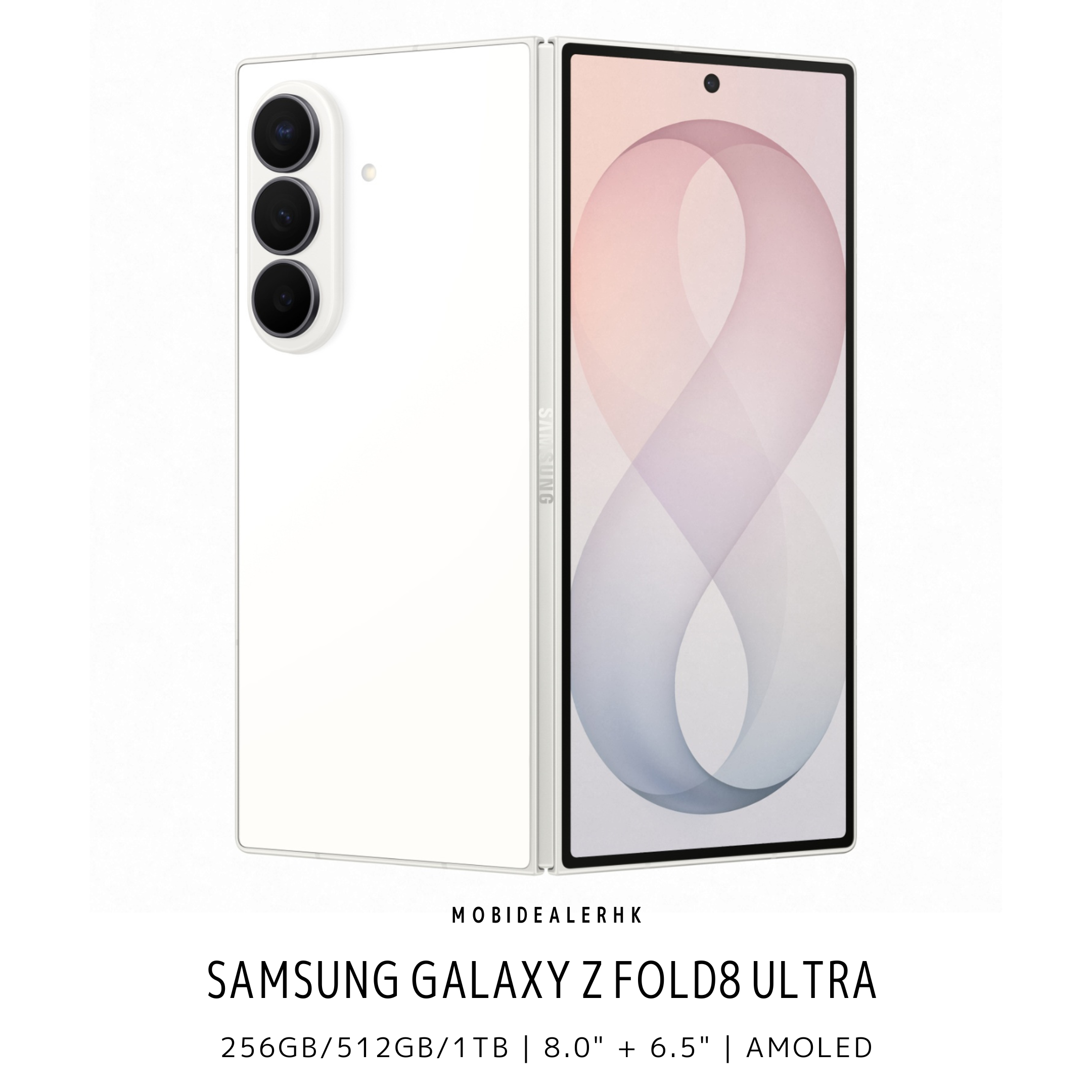 Samsung Galaxy Z Fold8 Ultra | 三星 Galaxy Z Fold8 Ultra | 5G | 智能手機 | 256Gb/512Gb/1Tb | 8.0" + 6.5" | AMOLED
