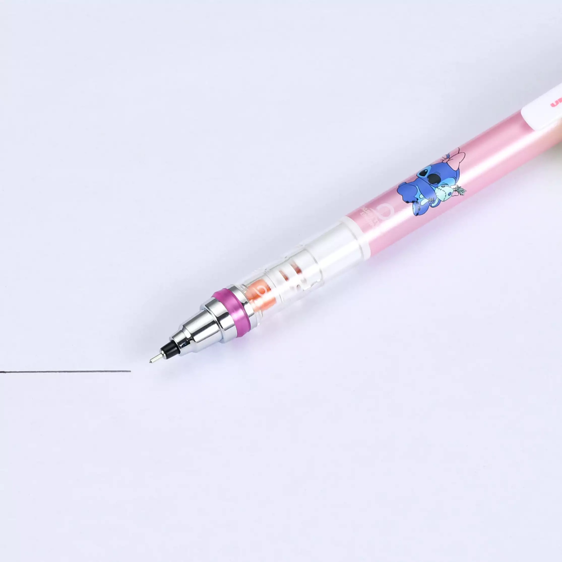 現貨｜【日本 Disney Store 限定】Stitch 史迪仔 日本製 Uni KURU TOGA 0.5mm 不斷芯旋轉自動 鉛芯筆 208902