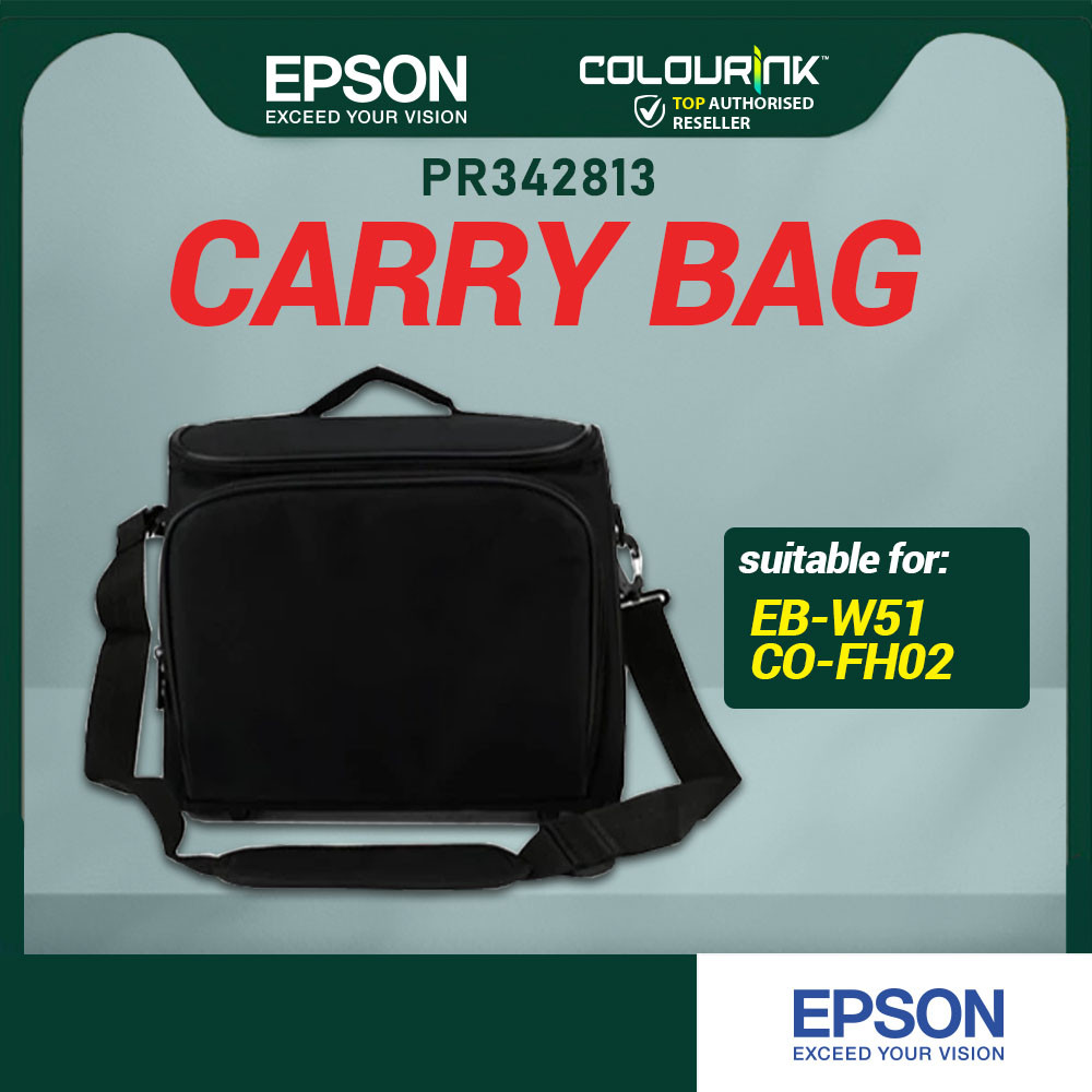 Projector Carry Bag 34cm x 28cm x 13cm Suitable Epson EB-W55 CO-FH02