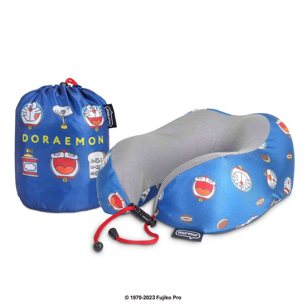📦訂購 台灣代購 murmur Doraemon 多啦A夢 銅鑼燒 旅行山丘頸枕 (附收納袋)
