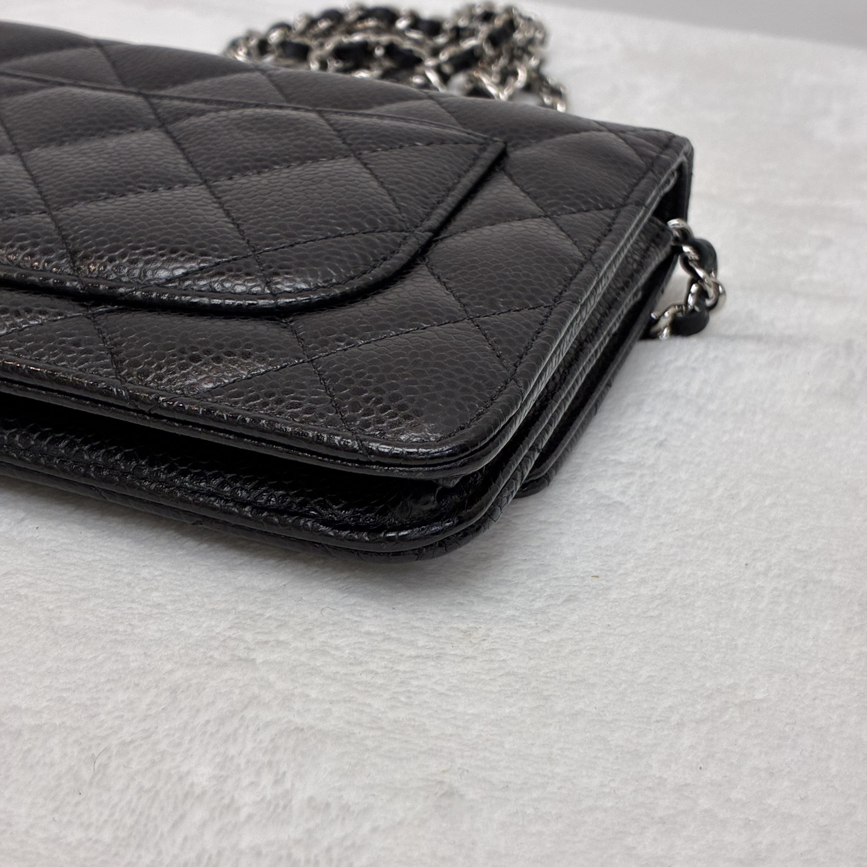 Chanel WOC 荔枝紋牛皮黑色經典🖤