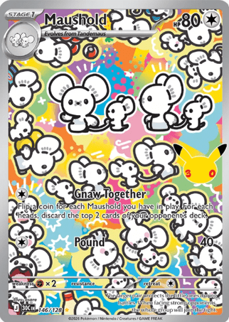 Pokemon TCG 30th Celebration - Maushold-146/128