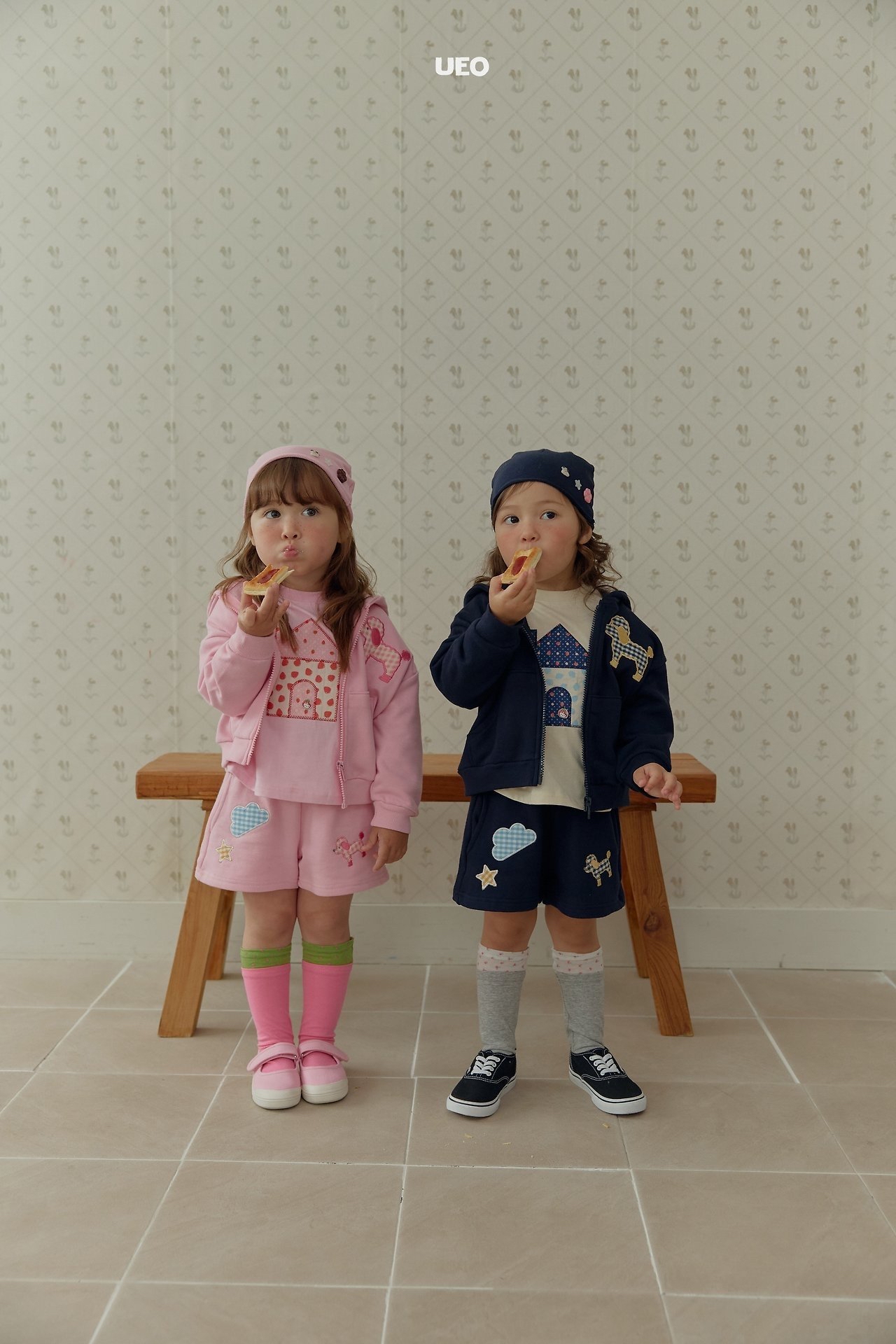 Girls | Poodle Zip-up Hoodie