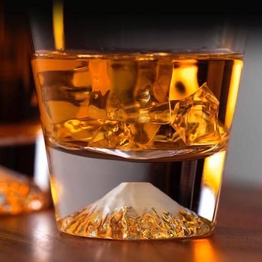 EDO GLASS 江戶硝子系列 富士山玻璃酒杯
