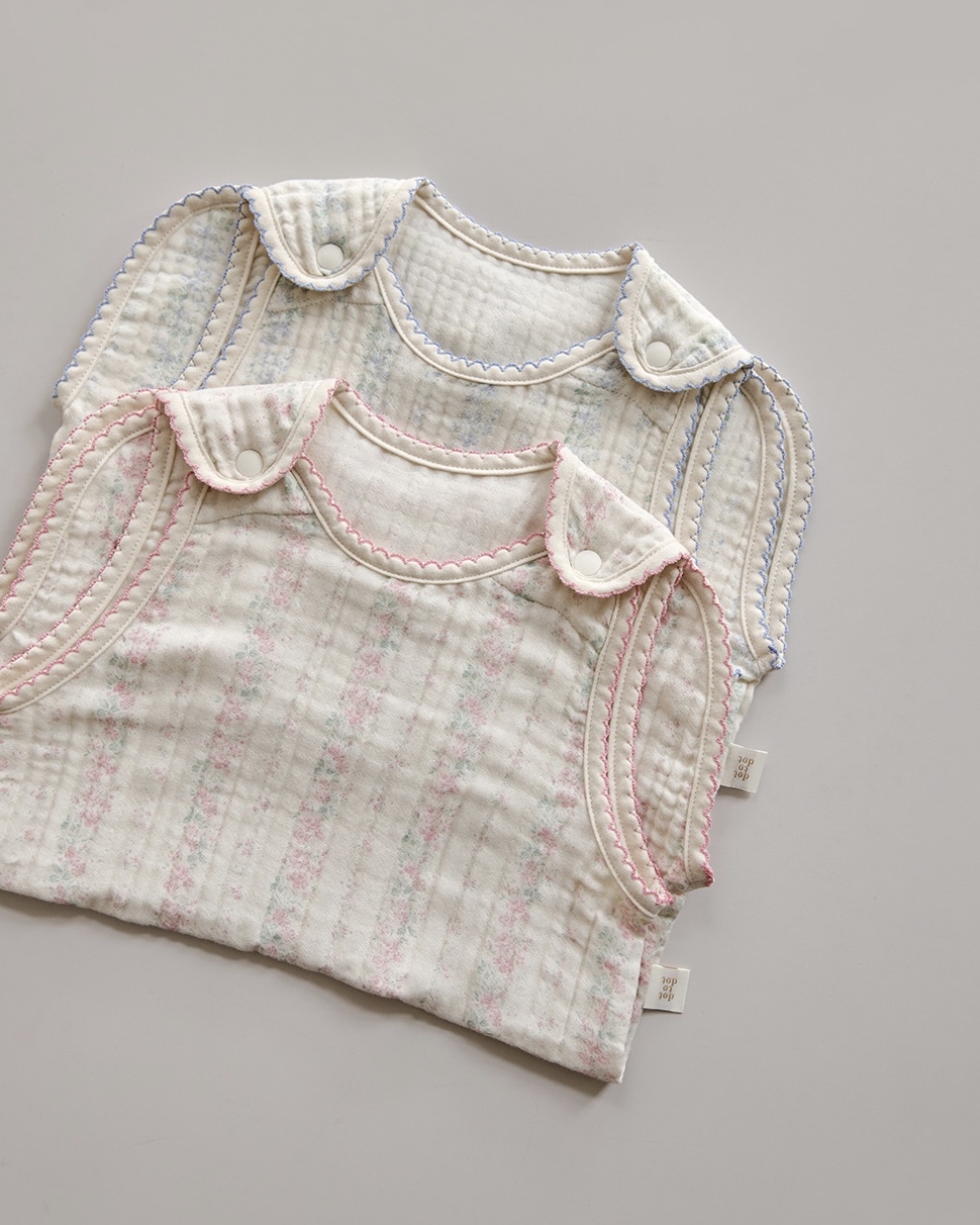 26S/S DTD Flora碎花溫馨系列-棉紗睡眠馬甲