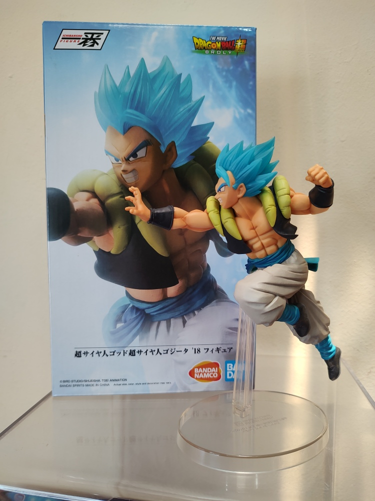 龍珠超 一番 藍髮 格古達（悟吉塔） 景品 Dragon ball Super Saiyan Blue Gogeta pvc figure