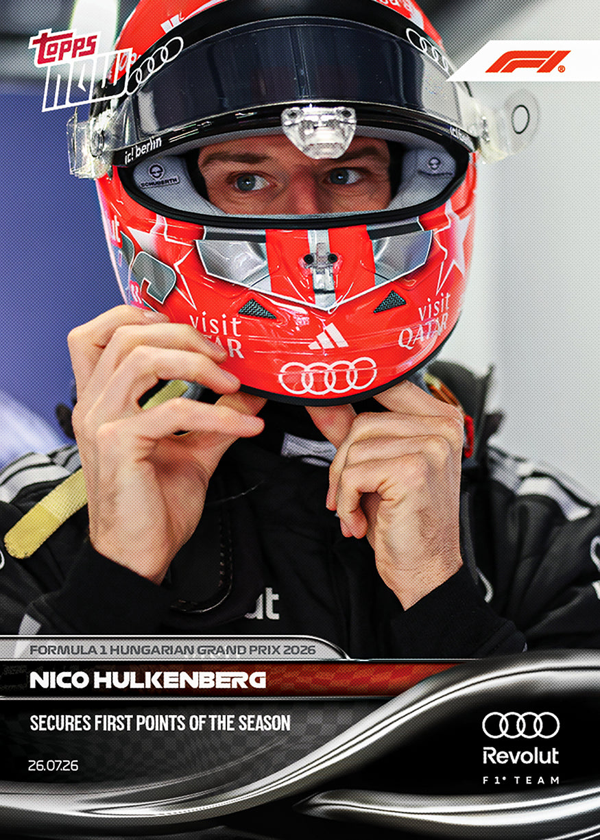 Nico Hülkenberg - 2026 F1 Topps Now #52 Hungarian GP 紀念卡【團購】