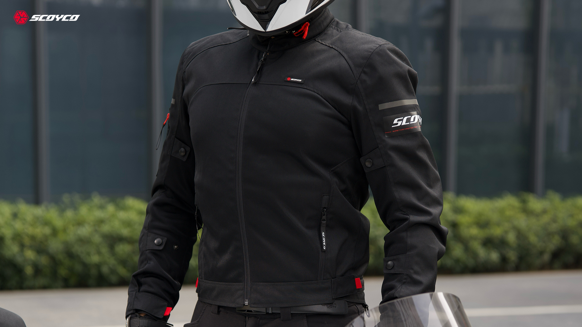 SCOYCO JK328 Motorcycle Riding Jacket Men | CE Protector | Touring Racing Jaket Motor Lelaki