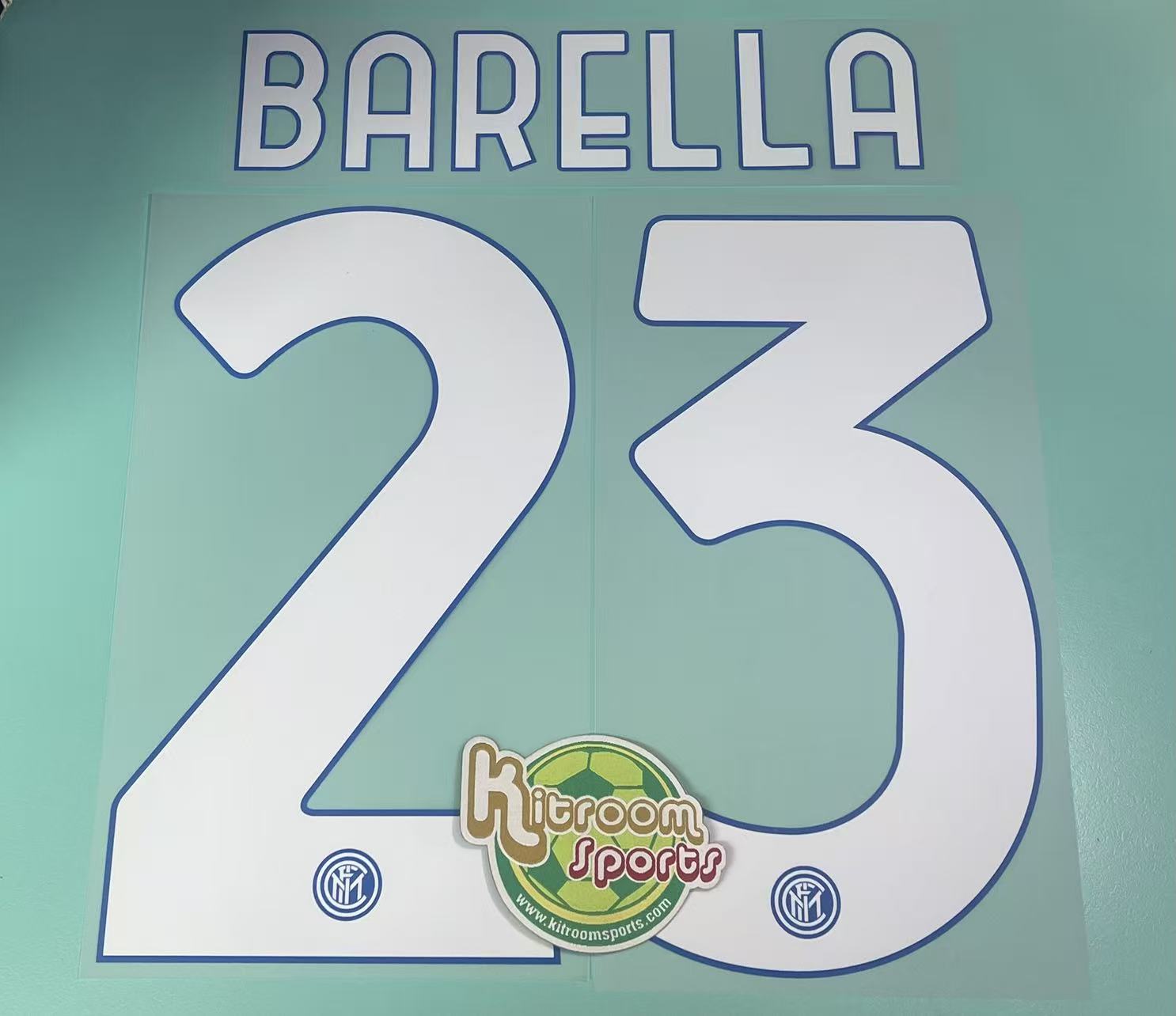 2020-21 Inter Milan Home Nameset #23 BARELLA
