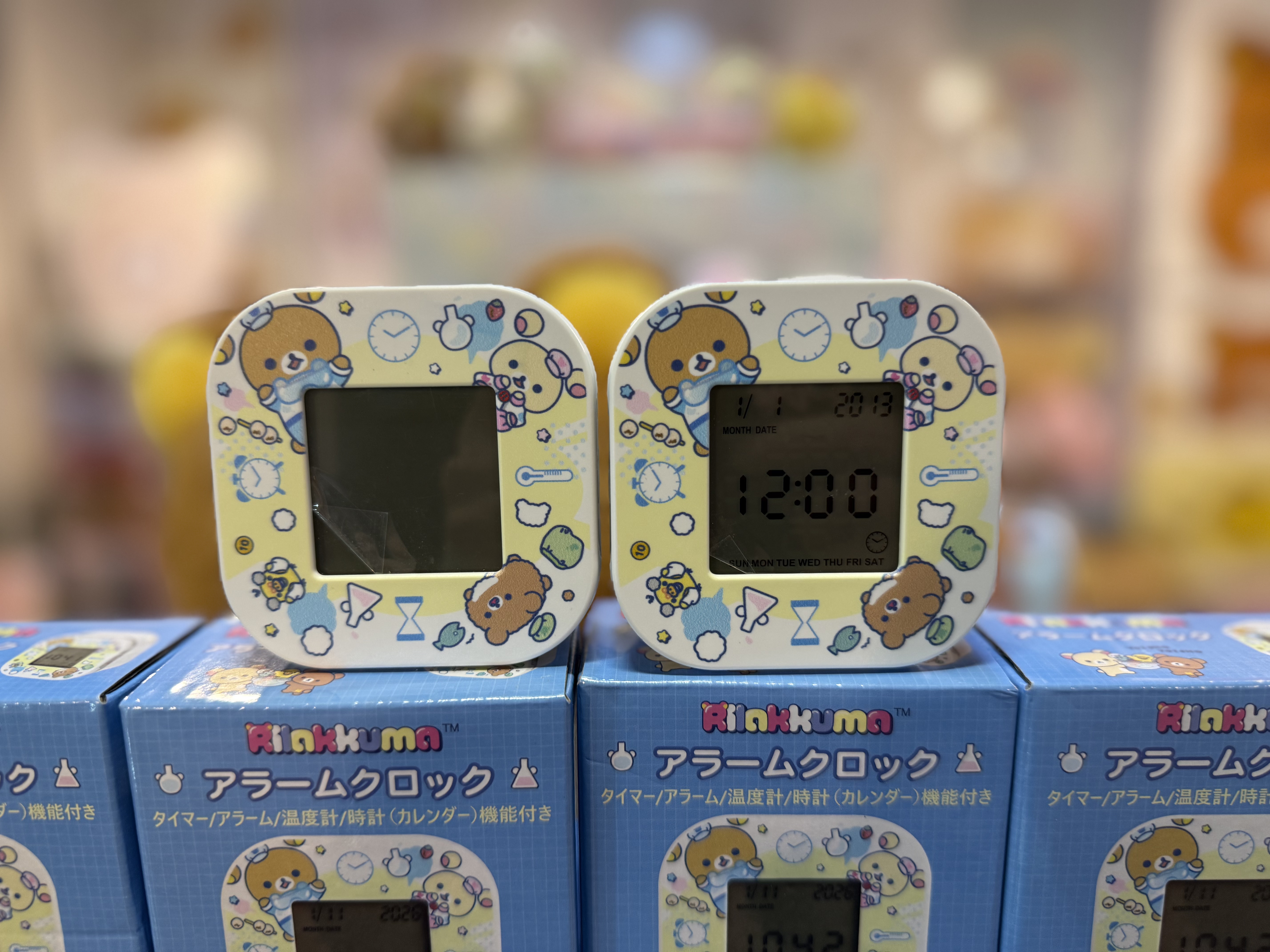 《現貨》全新rilakkuma 實驗室系列鬧鐘 使用3粒AAA電芯（另外配）