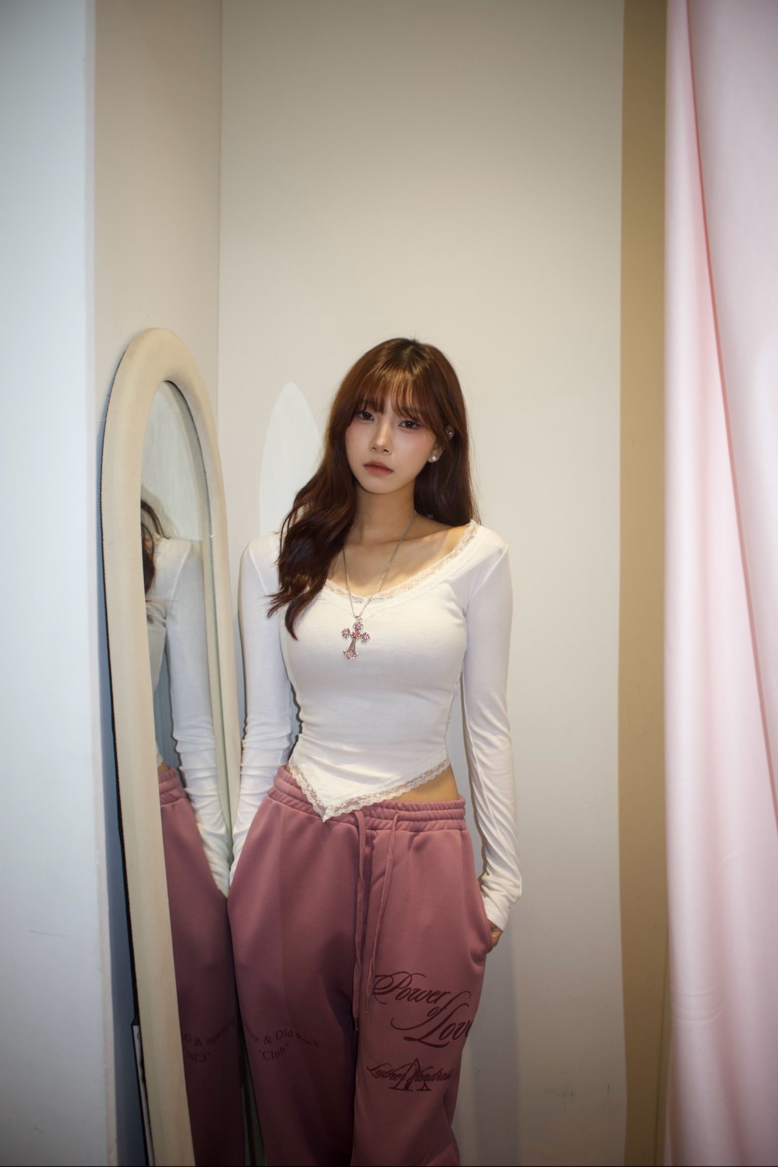 韓國辣妹型格闊身棉褲（跳舞ok！）