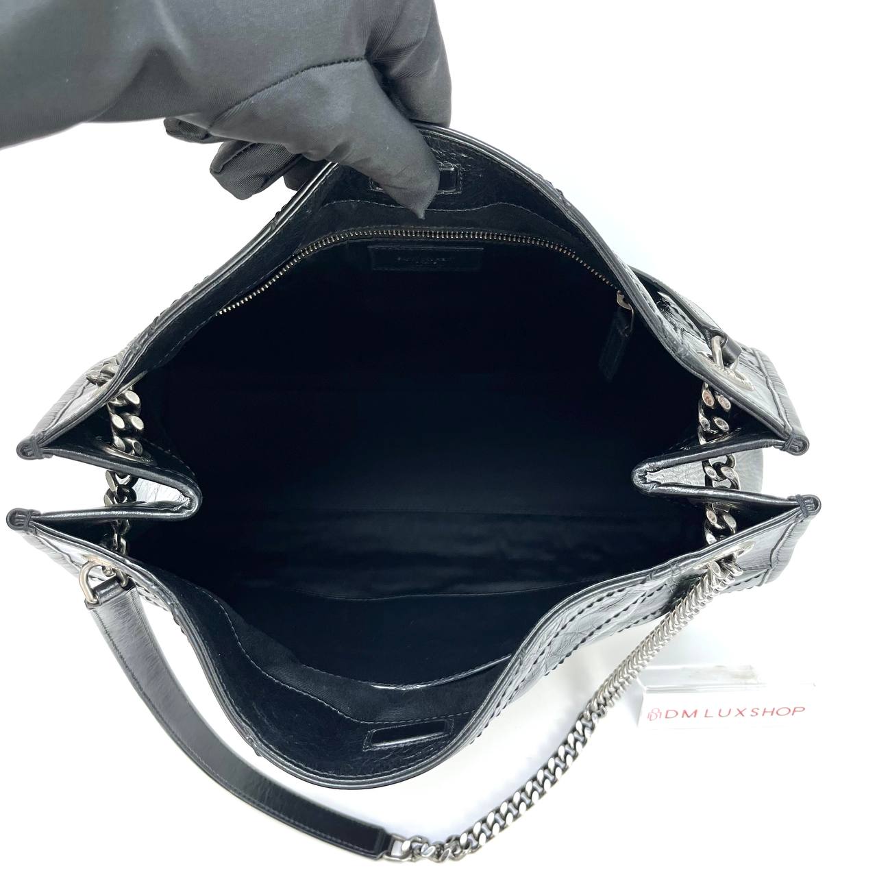 YSL Vintage Niki Shopping Tote Black