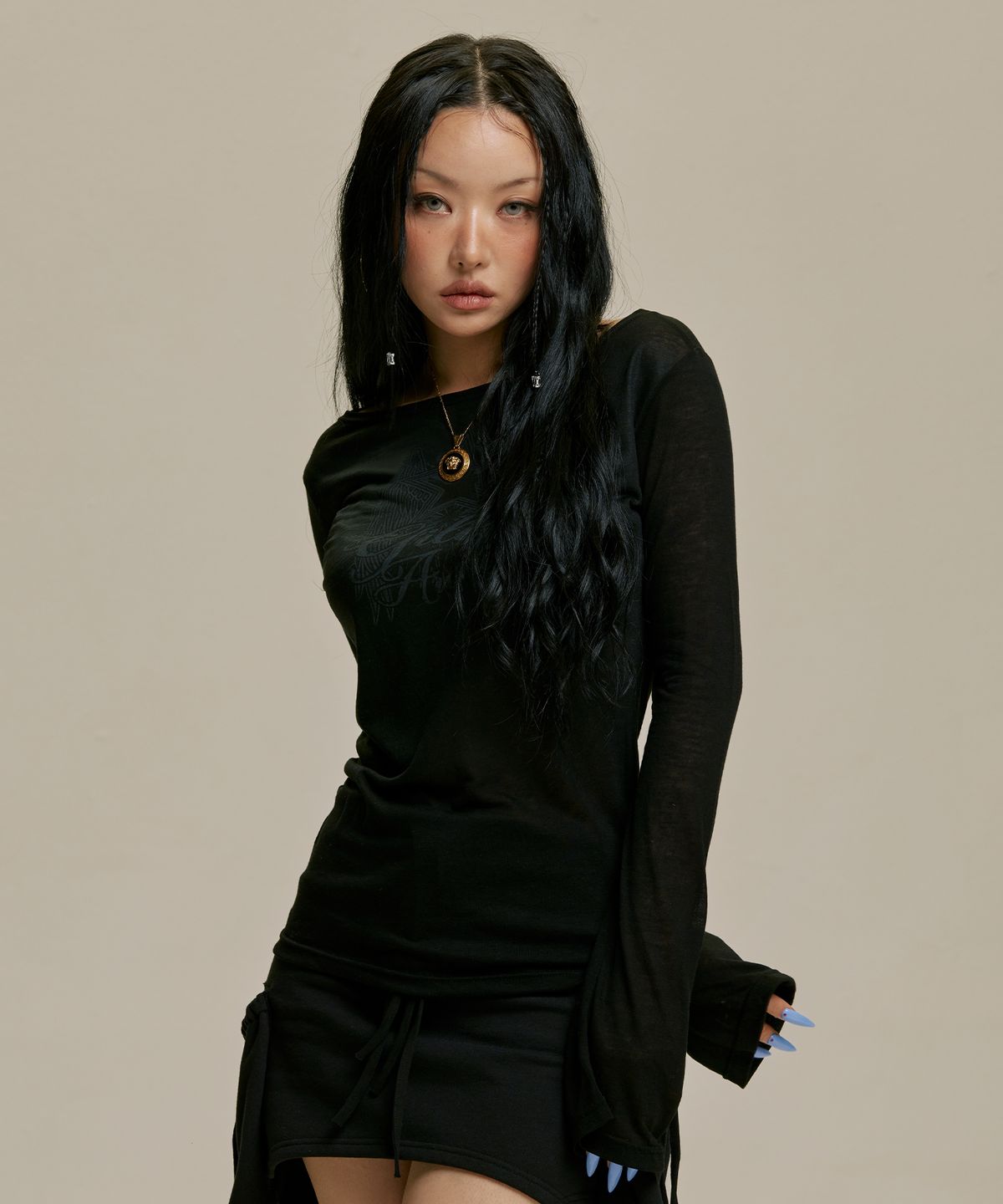 🇰🇷訂購｜Gila Archive｜STAR WING SHEER LONG SLEEVE 4色 