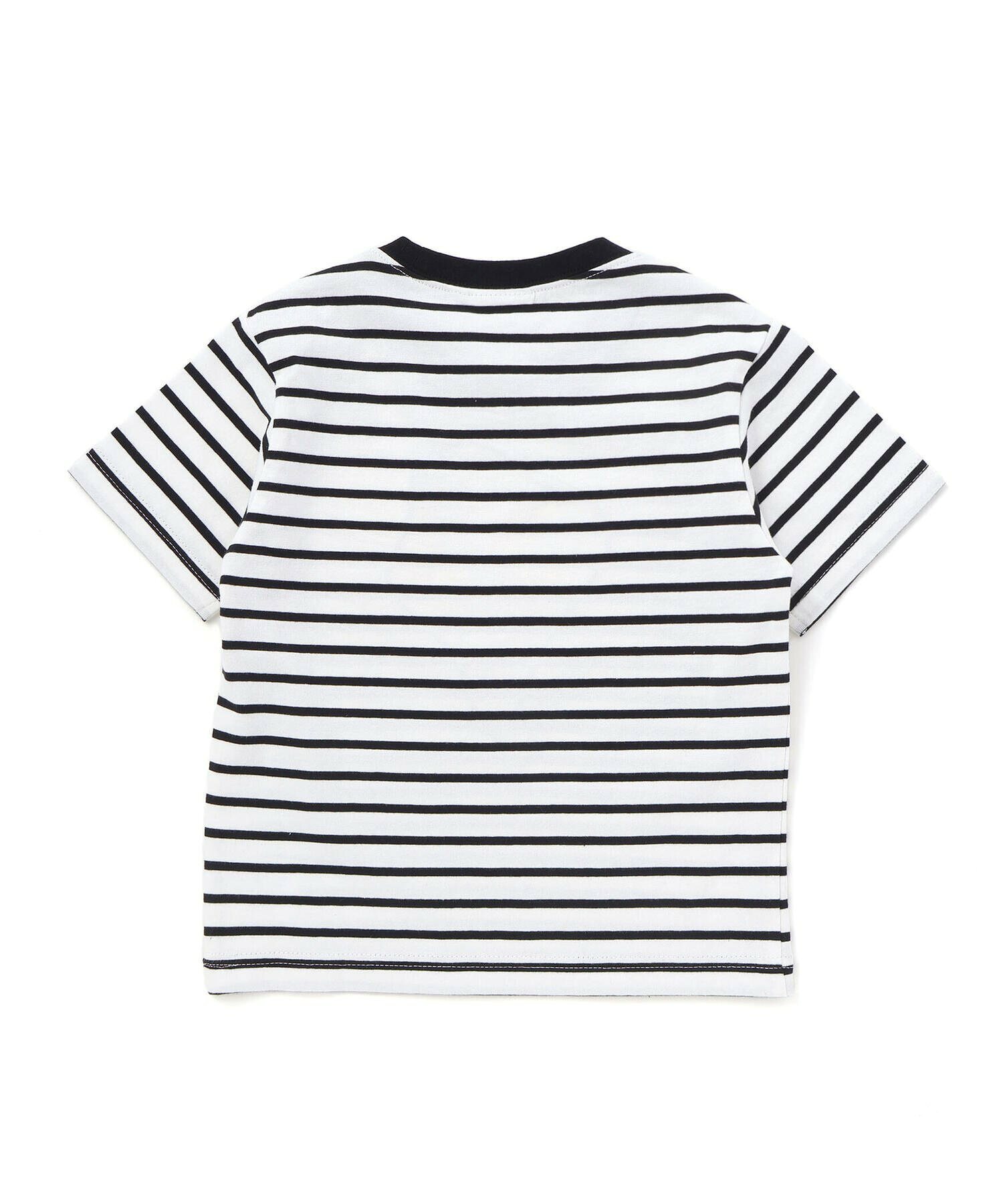 🇯🇵預訂 日本直送🇯🇵Slap Slip x 好餓的毛毛蟲系列貼花條紋短袖T恤