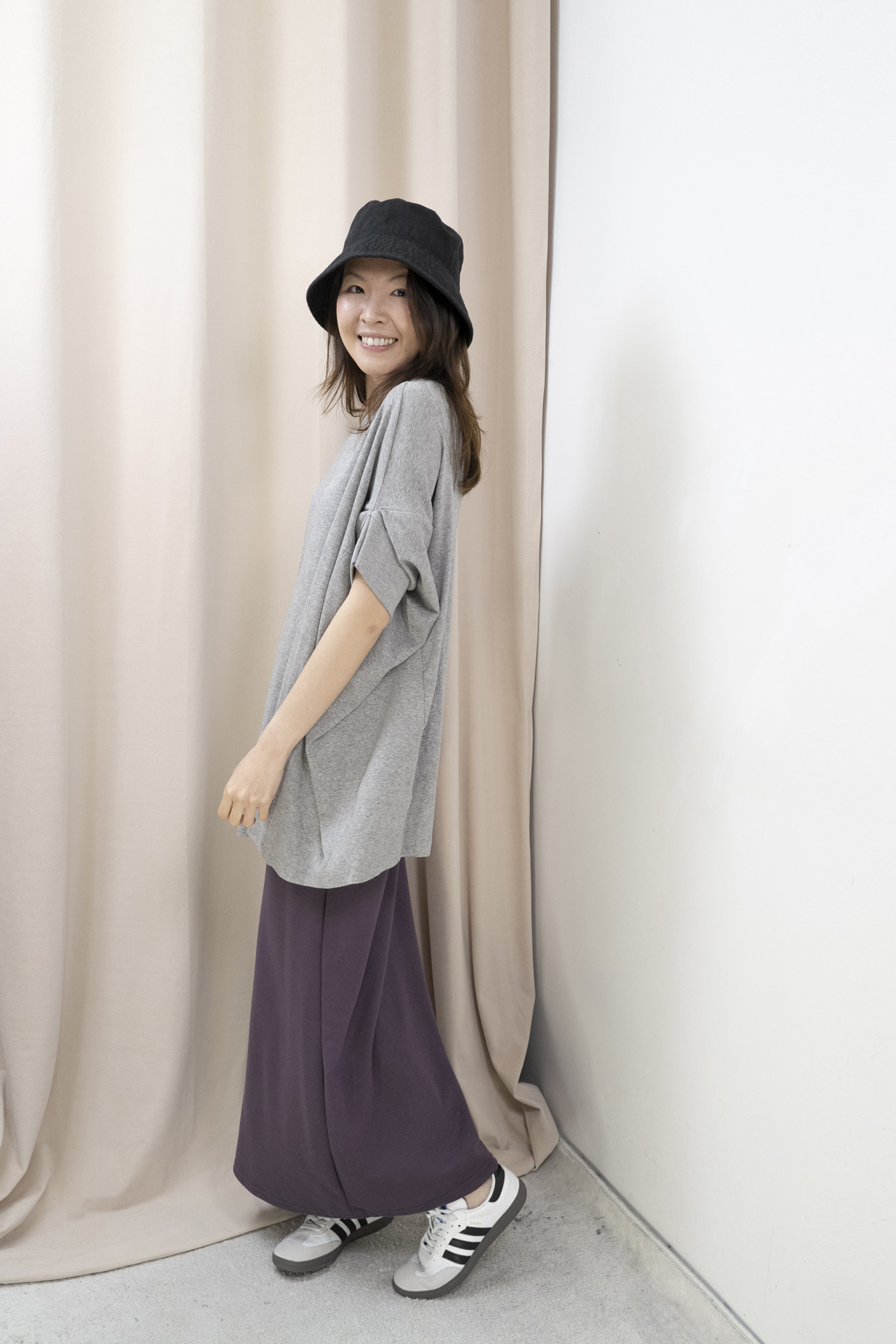 舒適棉不勒肚直順半身裙（5色）