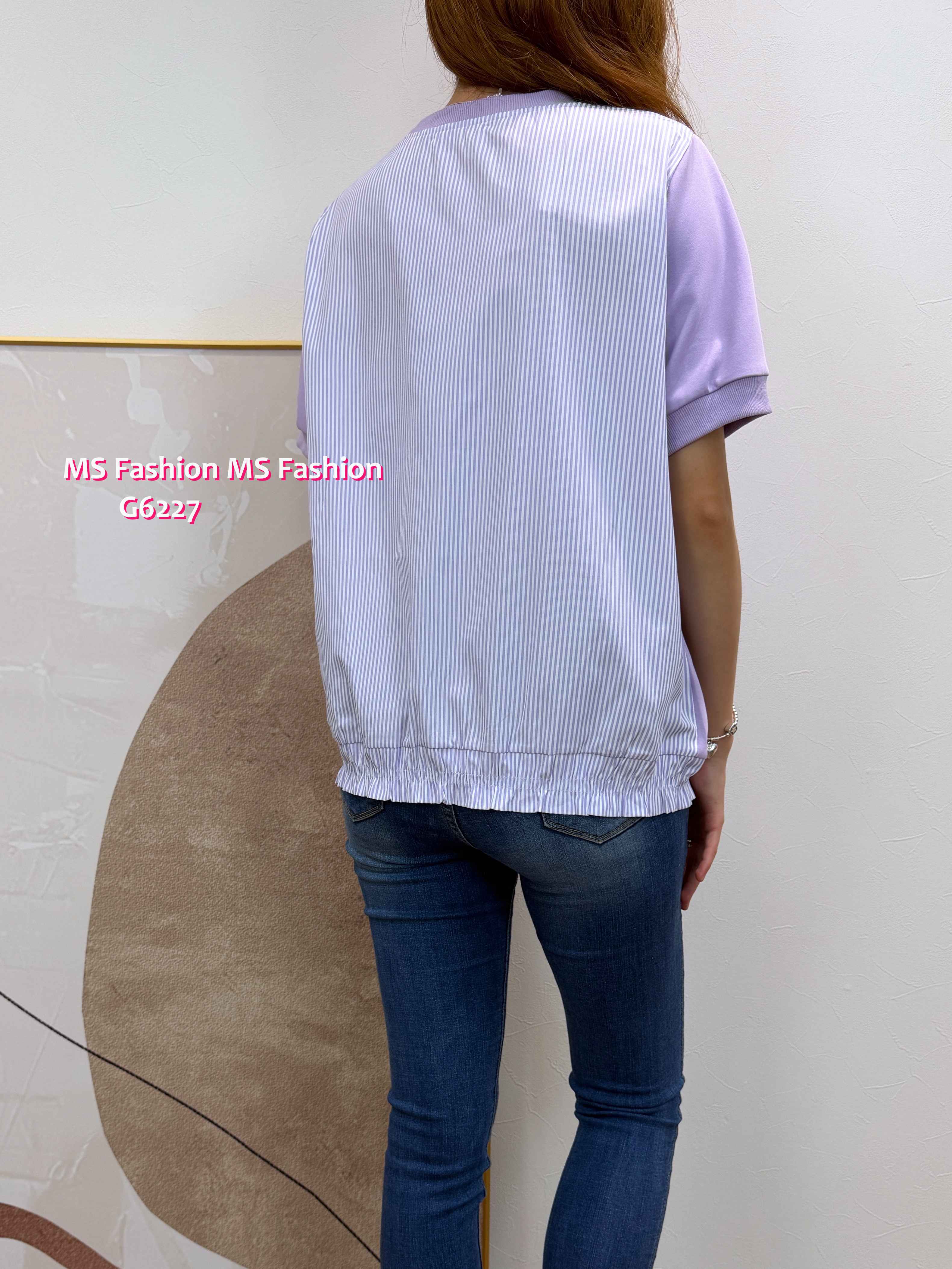 G6227 韓國🇰🇷PARIS字母print top