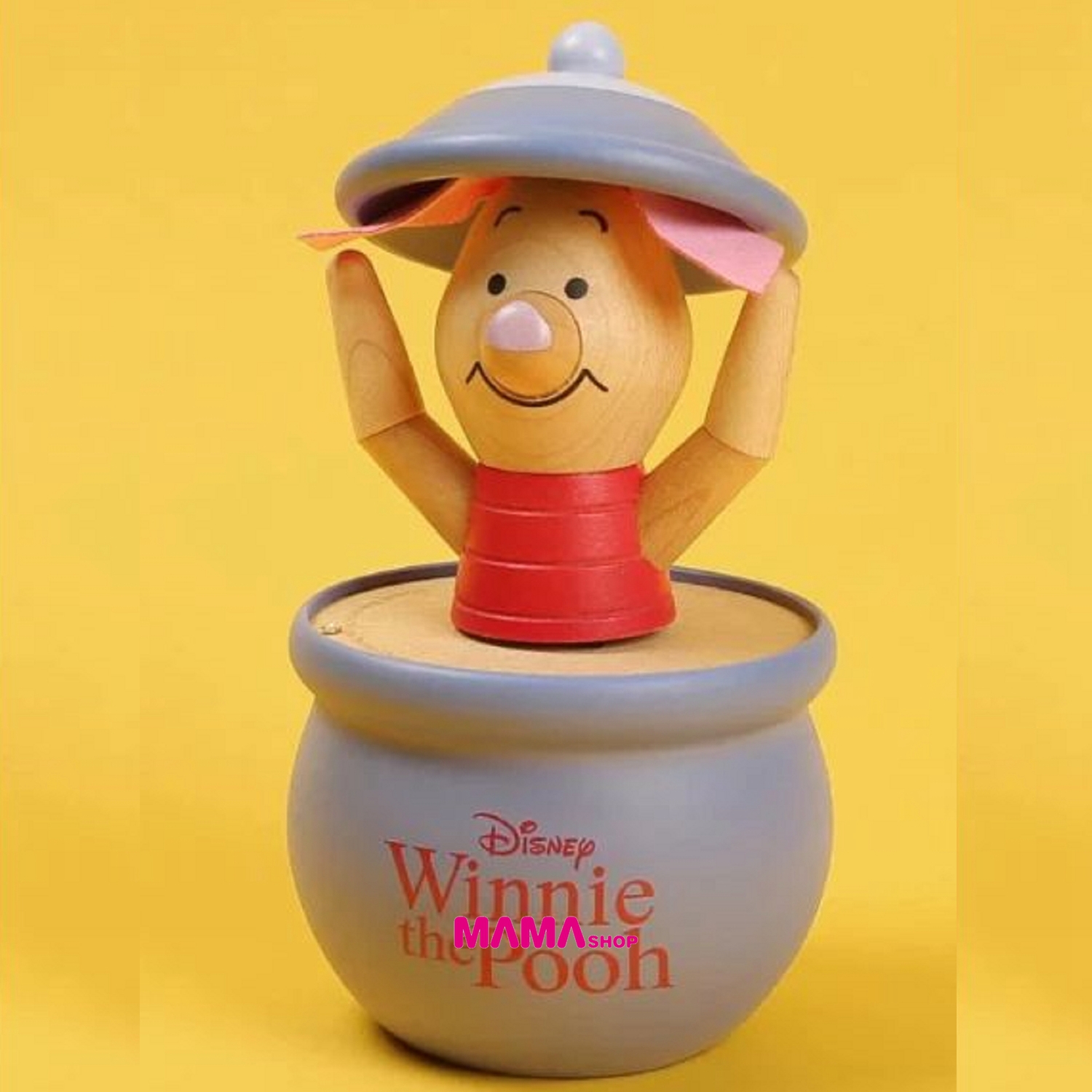 台灣直送迪士尼小豬頭轉音樂盒