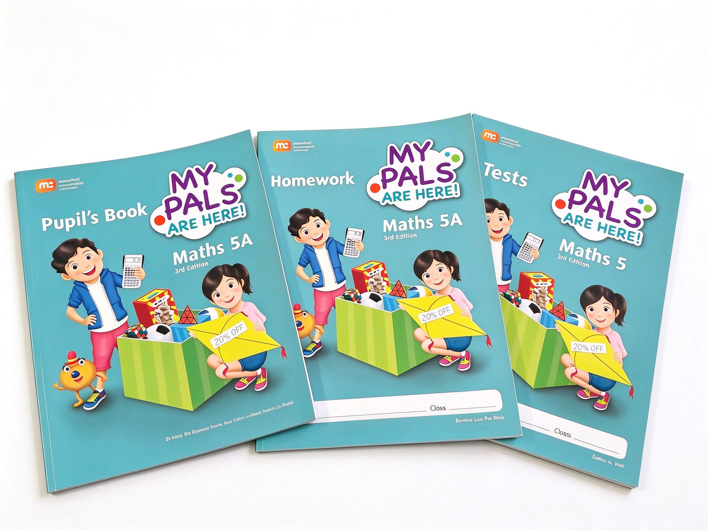 MY PALS ARE HERE! Maths 3 Books Set (Pupil's Book+Homework+Test)