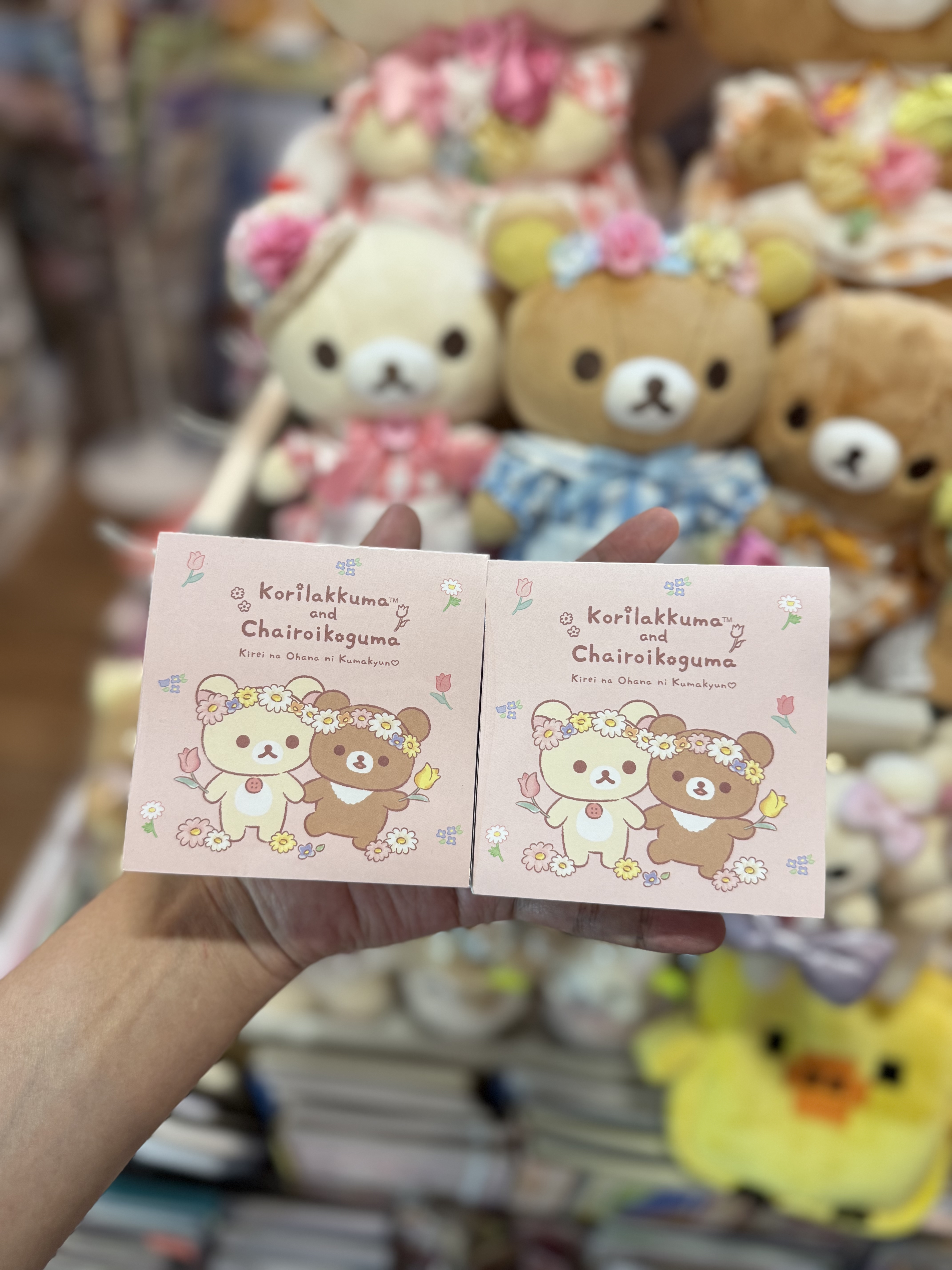 《現貨》全新日本有樂町pop up店限定 花花造型memo