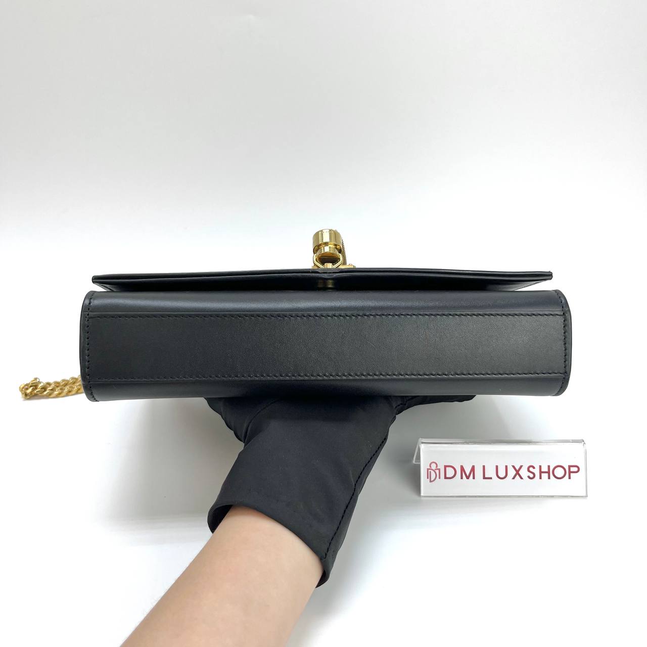 YSL Black Medium Kate Tassel Chain Shoulder Bag GHW