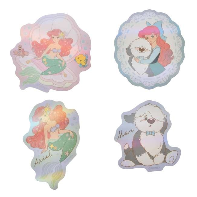  🌸 【預訂】Ariel & Max Sticker Set - The Little Mermaid.Illustrated by mikko