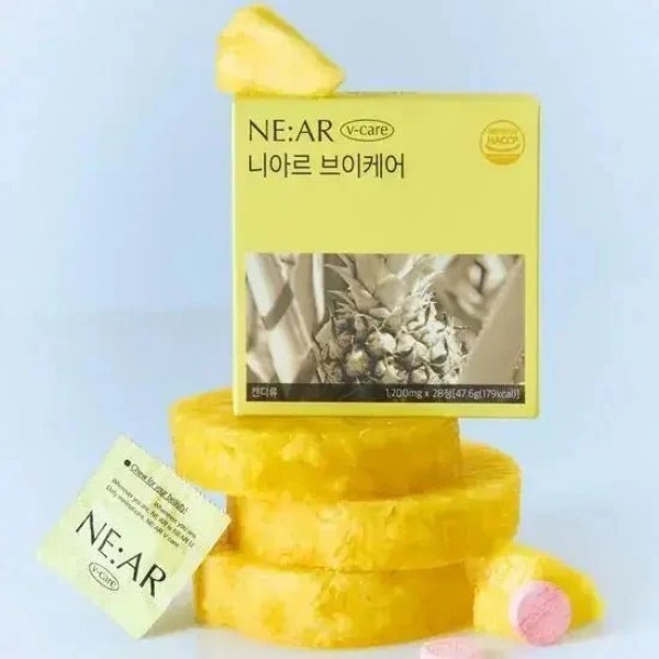 NE:AR V-Care去浮腫V臉糖(菠蘿味) 28粒(訂貨4-7天)