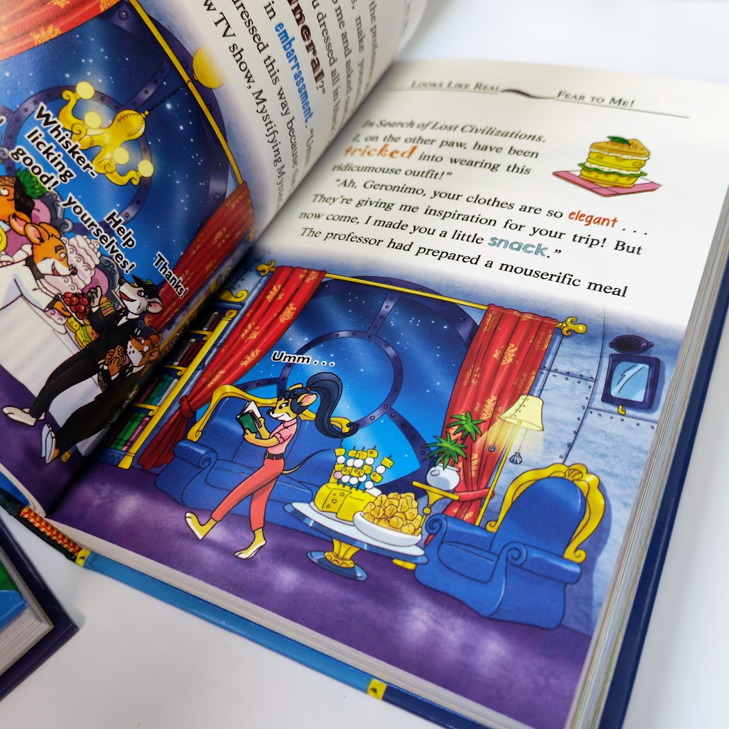Geronimo Stilton Journey Through Time 8 books 老鼠記者時空穿梭世界8冊    S66