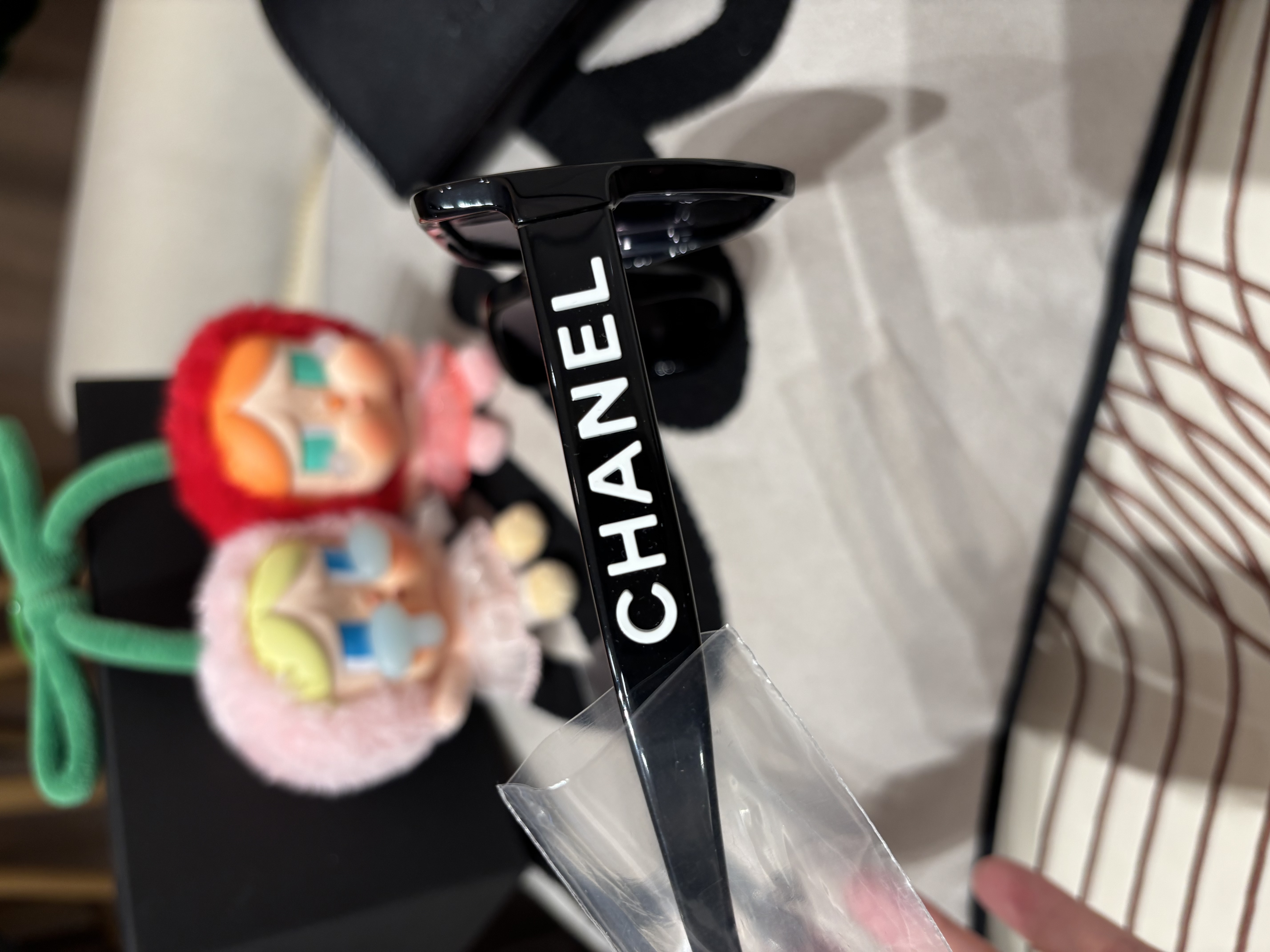 全新 Chanel sunglasses 白色Chanel 字 5408 100%Authentic, Brand new 全新✅Box