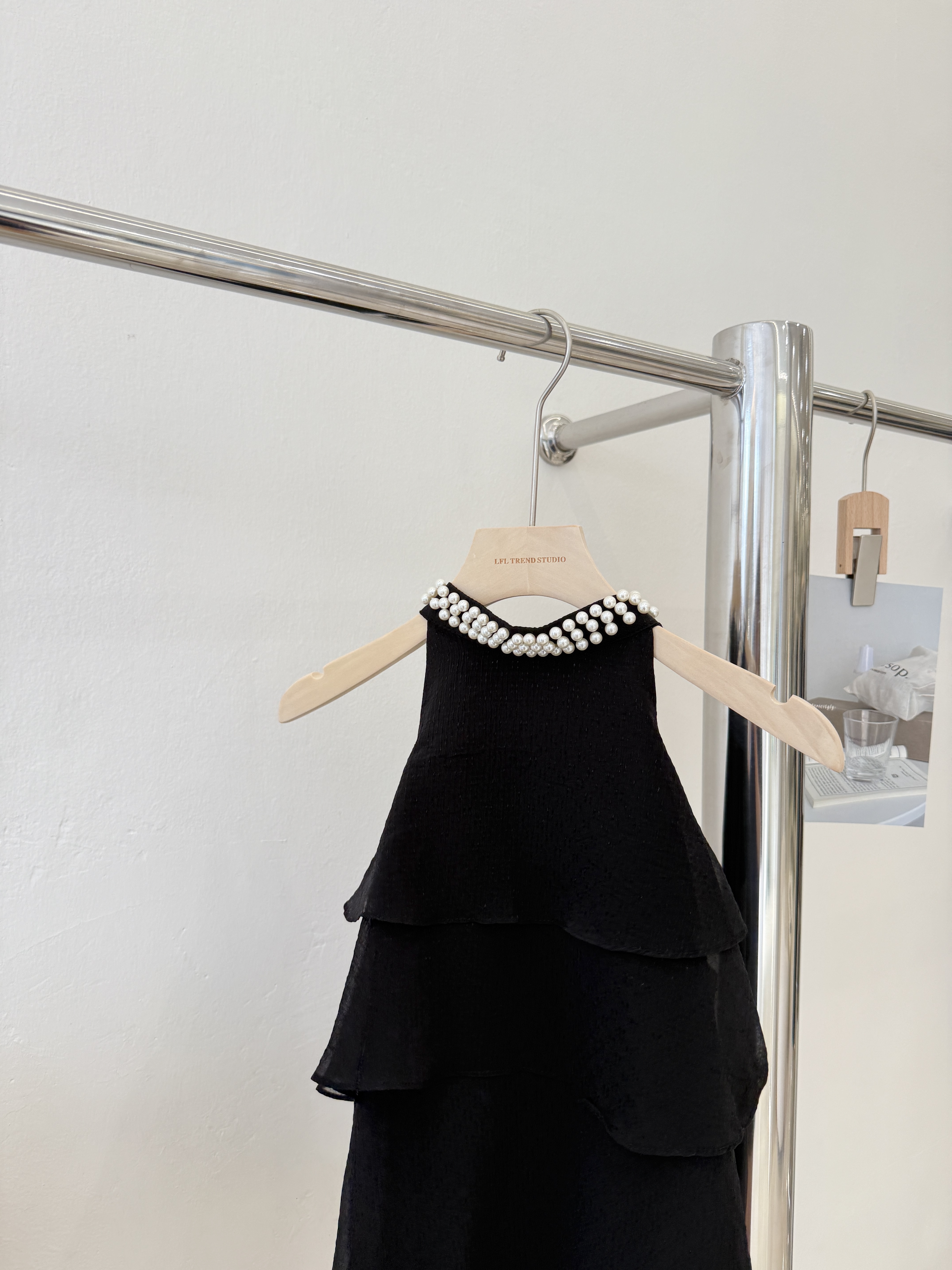 6925 名媛气质钉珠蛋糕背心