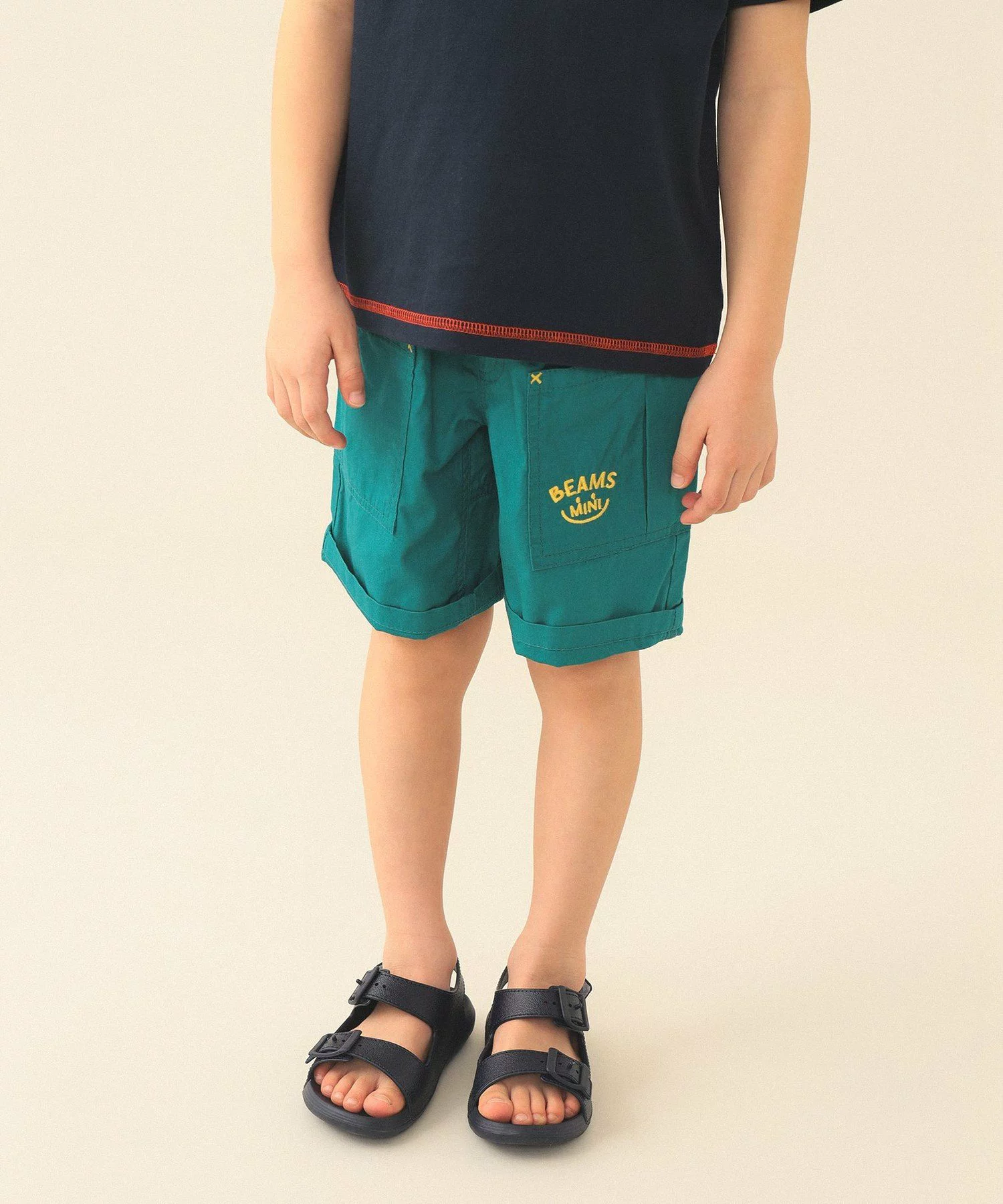 🆕【⭐訂購⭐】🇯🇵 日本直送 🌀#BEAMS mini 刺繡笑臉 耐穿休閒 短褲［4款選］🌀 [ELJA-0106][261112]