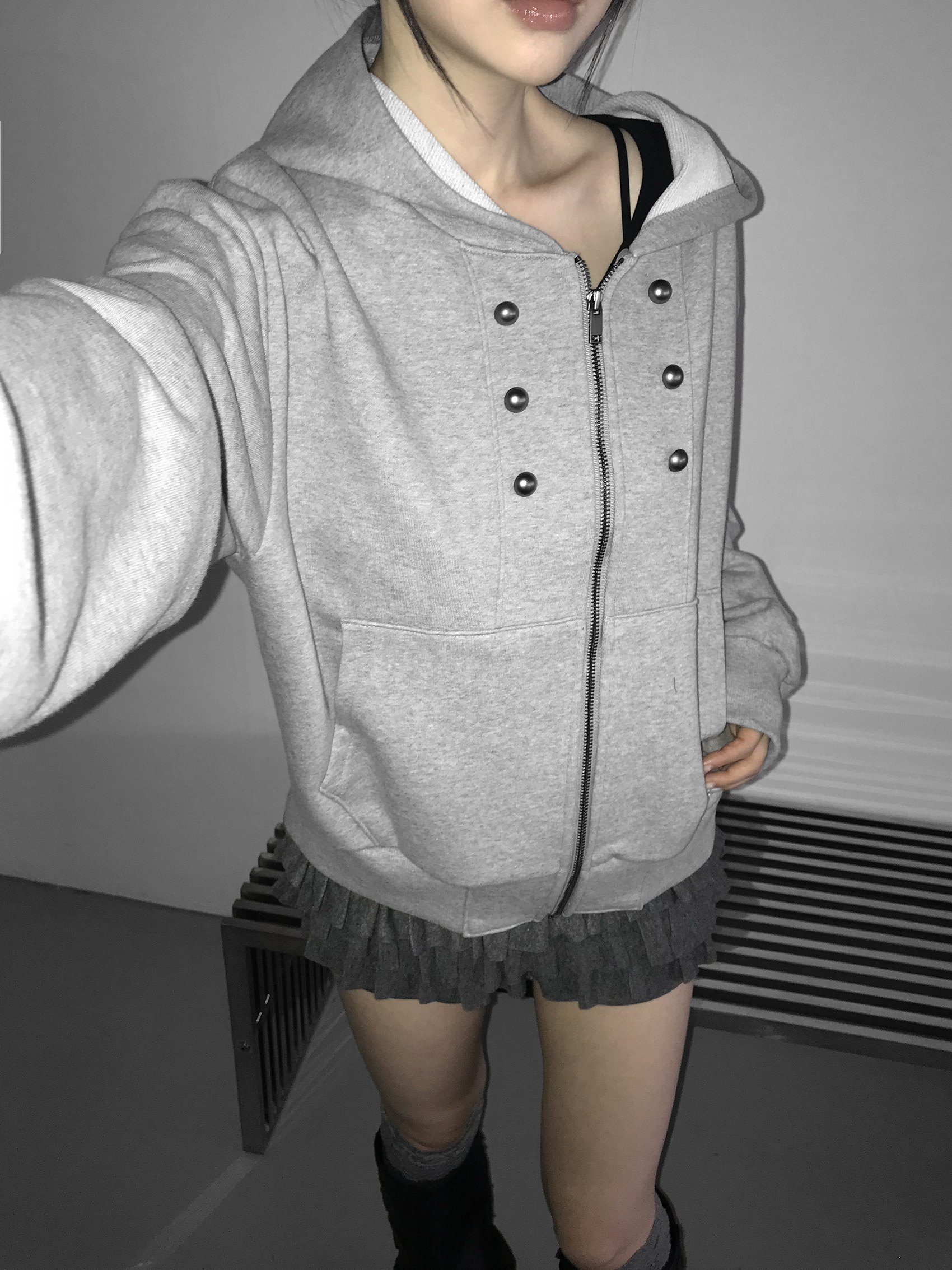 Layered Ruffle Mini Skort