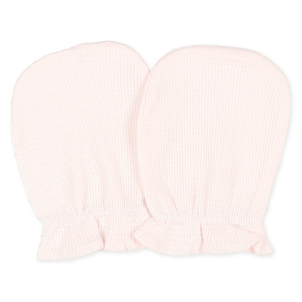 🇯🇵預訂 日本直送🇯🇵兩色日本製新生兒星月滿印純棉手套兩件套