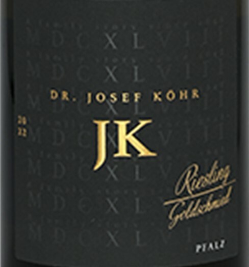 Dr Josef Köhr Riesling Nubien Goldschmied 2022