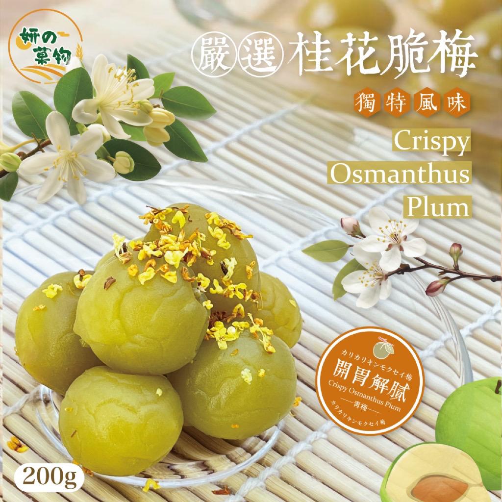 【預訂】 台灣妍的菓物嚴選桂花脆梅 200g