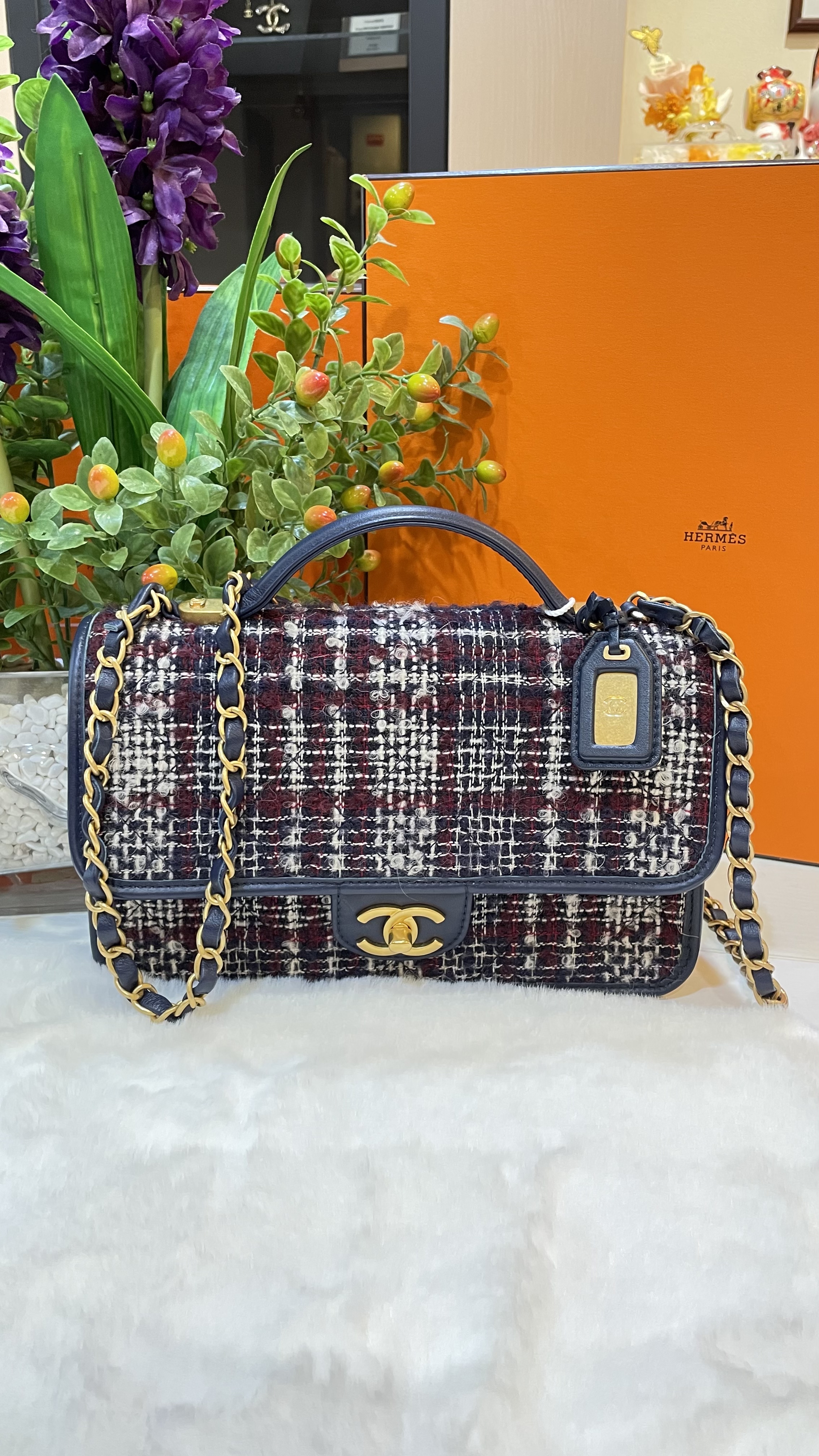 Pre-owned Chanel multicolour flap bag