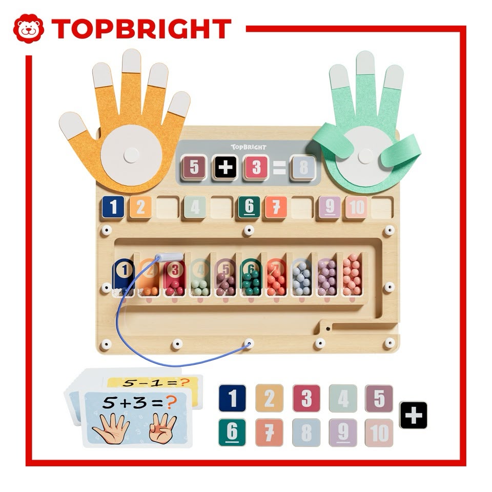 TOPBRIGHT 磁吸珠子&手指數算遊戲 