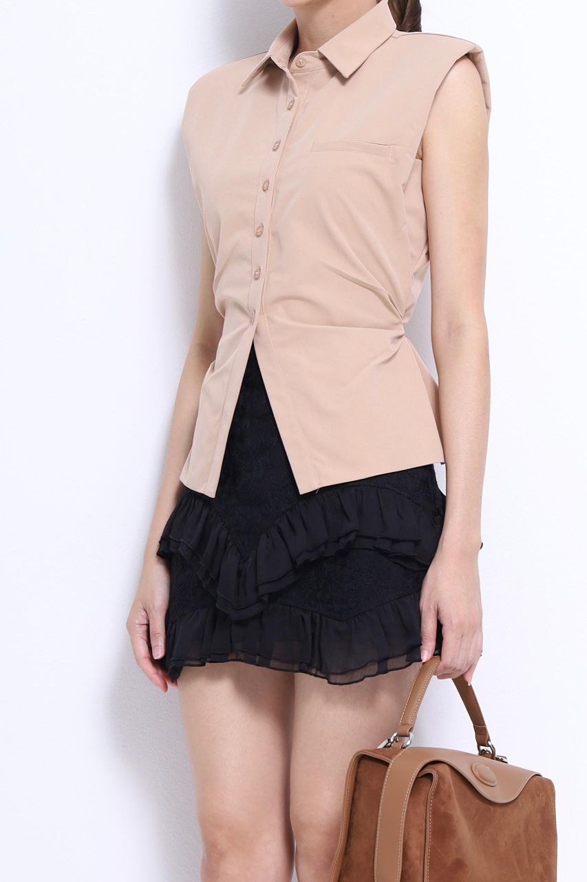 出袖显瘦上衣 2667