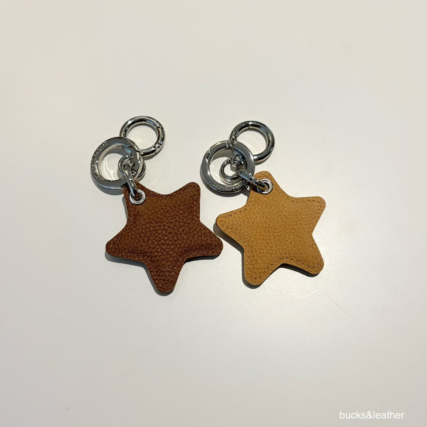 【26SS】 預訂_Star Keyring MiniBy Bucks & leather