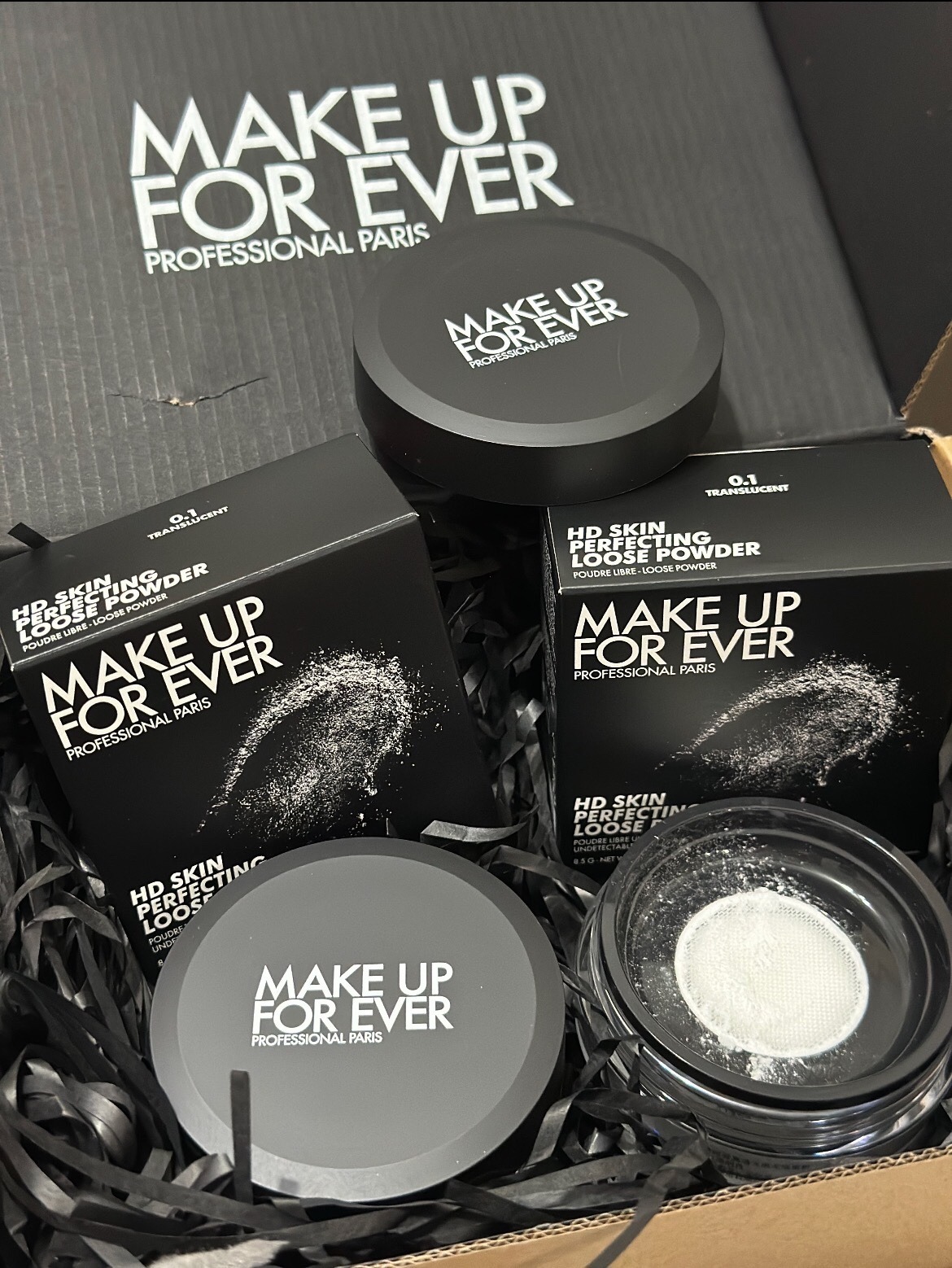 新版 0.1 Make up forever 超高清透明蜜粉 8.5g