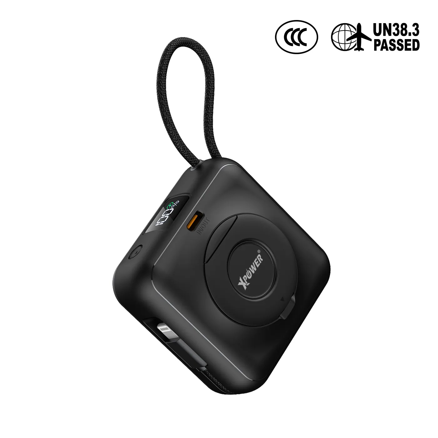 (3C認證)XPower MINI CORE S1052 Type-c 數顯 10000mAh PD+PPS 磁吸移動電源