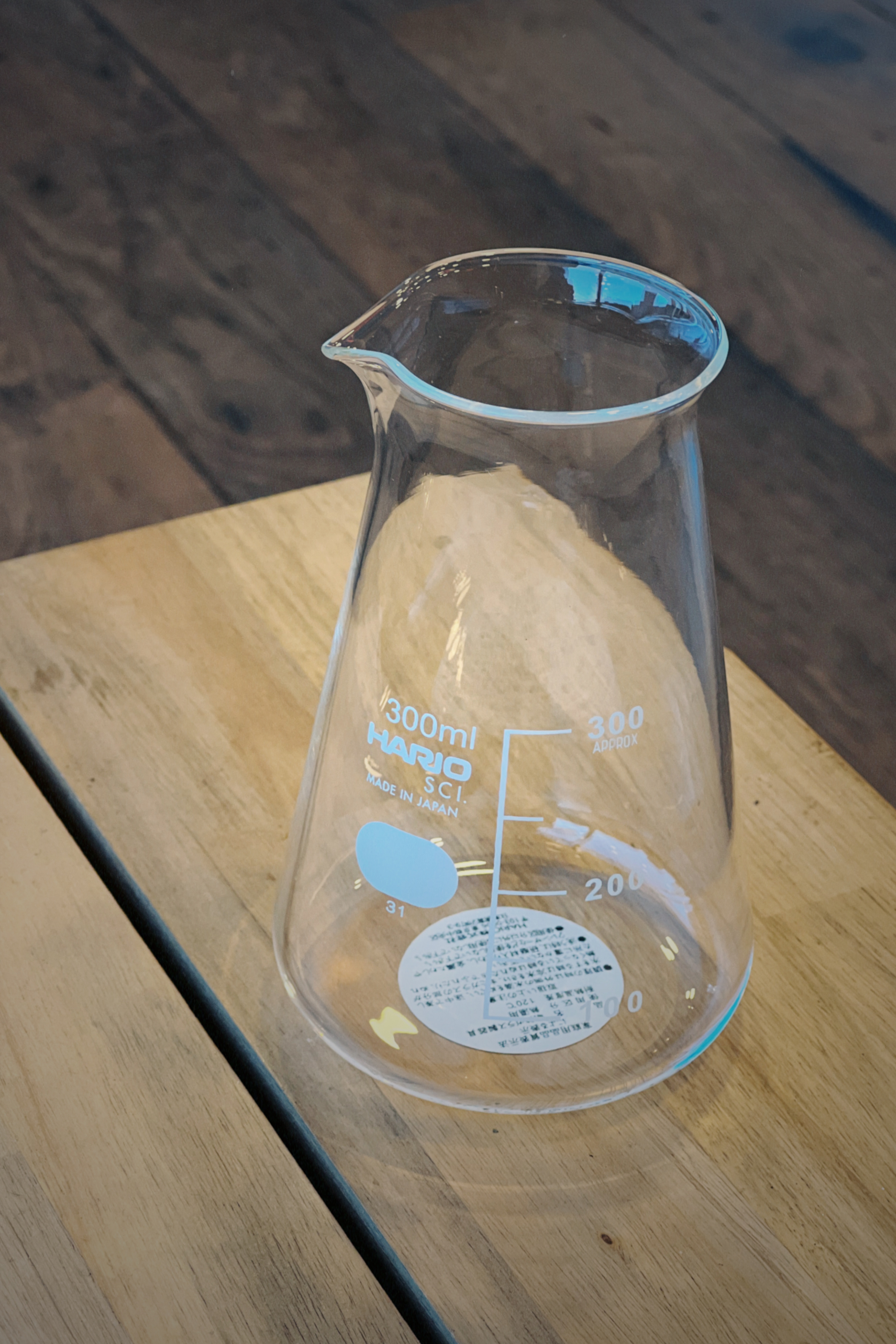 【日本】HARIO 耐热玻璃量杯小型錐型燒杯