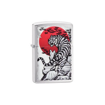  Zippo 紅日白虎 Asian Tiger Design 防風打火機 原裝行貨 美國製造 29889 