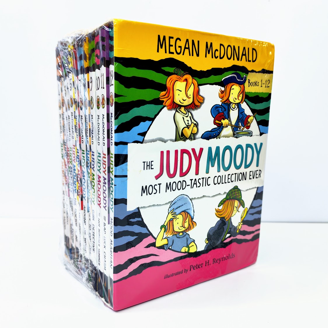 The Judy Moody Most Mood-tastic Collection Ever 12 books  朱迪摩迪12冊 B384B