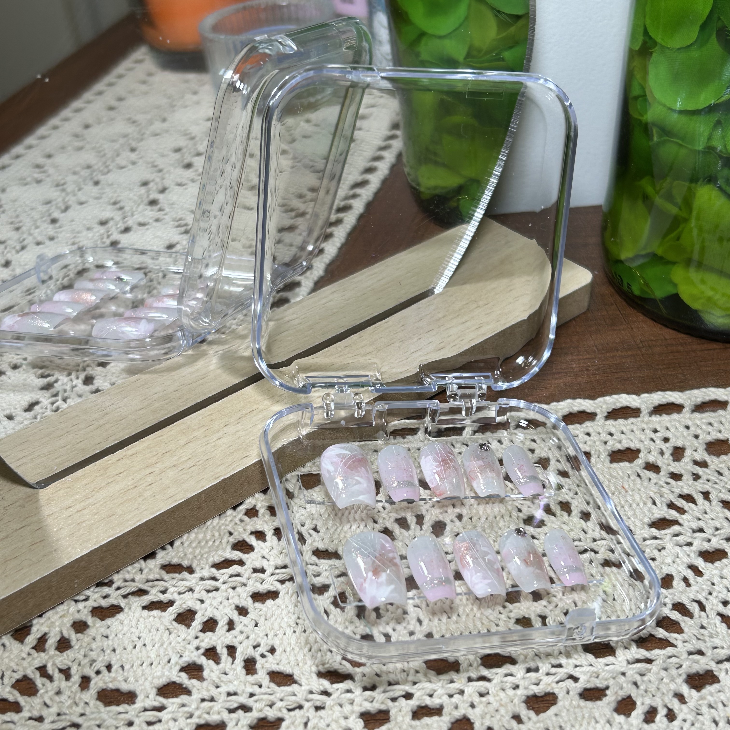 穿戴甲透明收納盒