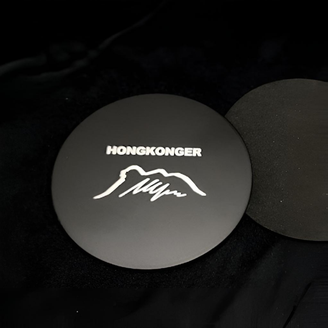 HONGKONGER 拉絲不鏽鋼杯墊 (防滑靜音版)