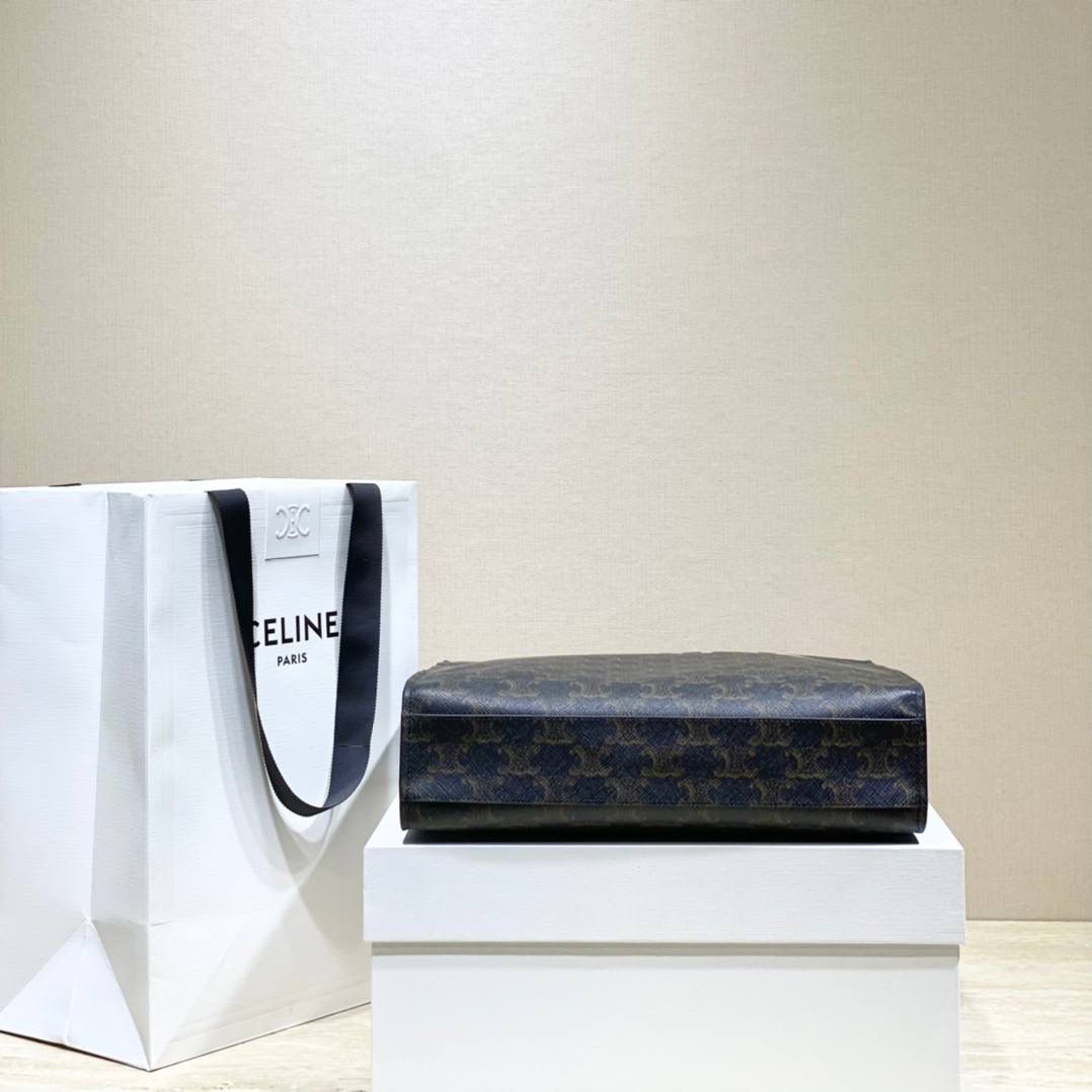 🔥大货实拍图 𝗖𝗘𝗟𝗜𝗡𝗘 ♥ 𝗧𝗥𝗜𝗢𝗠𝗣𝗛𝗘 𝗕𝗨𝗖𝗞𝗘𝗧 𝗖𝗥𝗘𝗖𝗬 金色马衔扣是Crecy系列的标志性元素，以做旧感的原色小牛皮衬托，透出简约而优雅的气质。型号：192072 尺寸：14*21*14cm